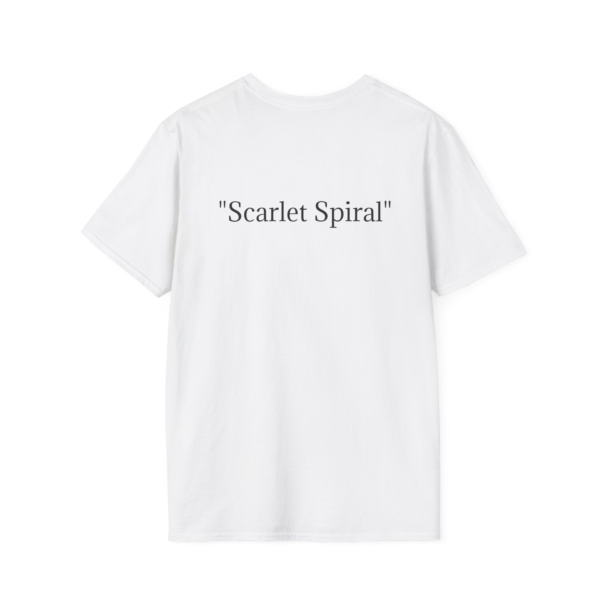 Scarlet Spiral/Directional Scarlet | Unisex Softstyle T-Shirt