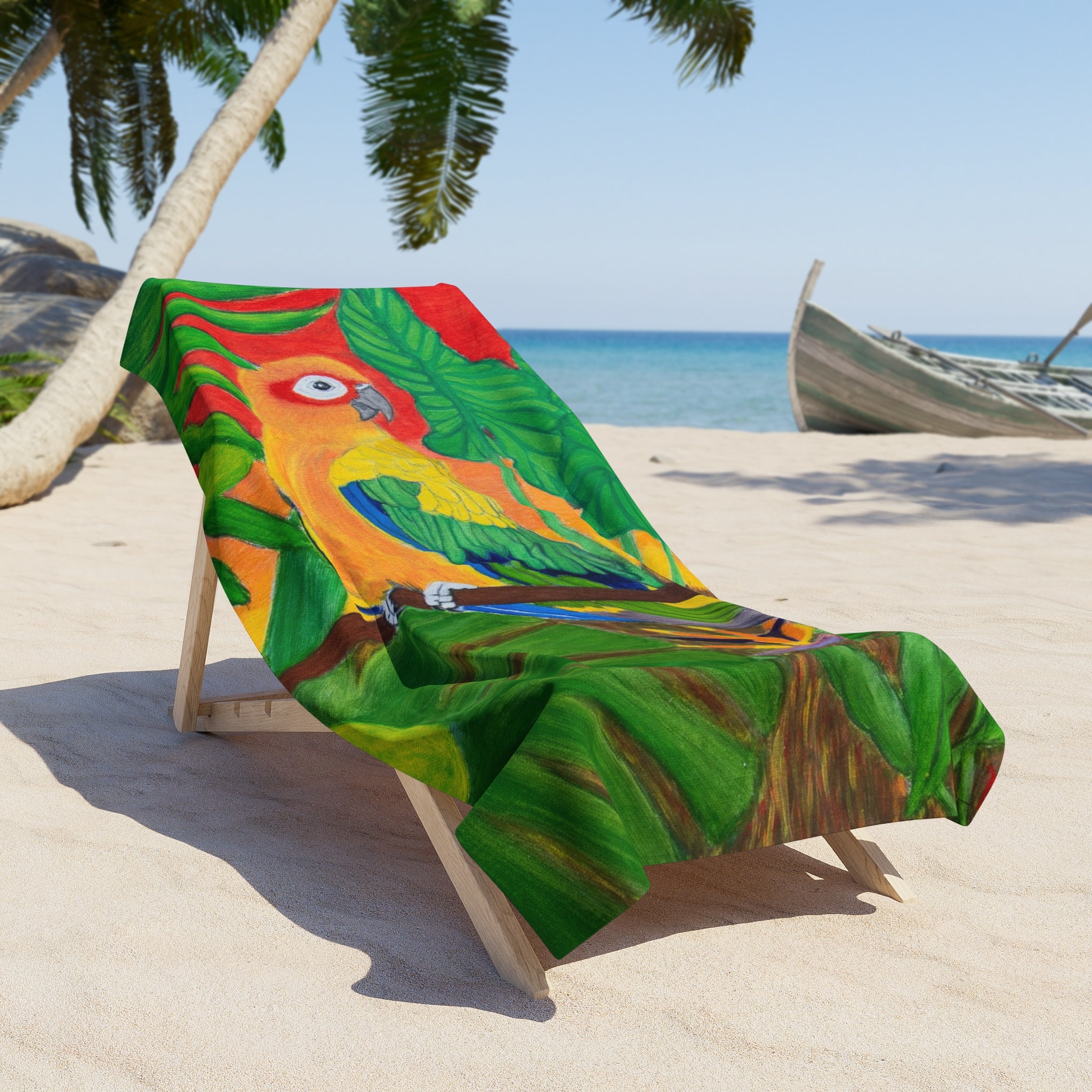Sun Conure | Beach Towel