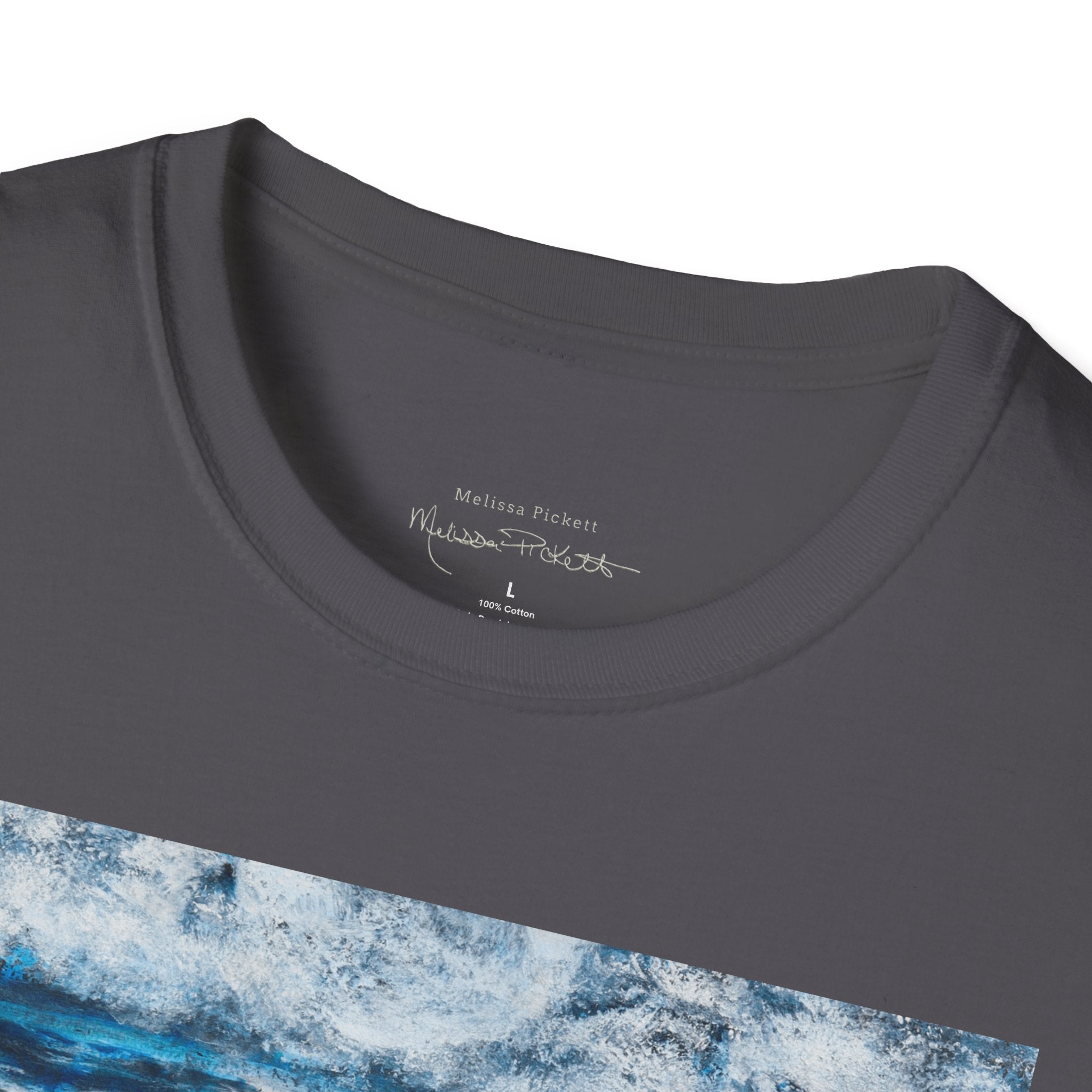 Moonlit Woman & Wolf | Unisex Softstyle T-Shirt