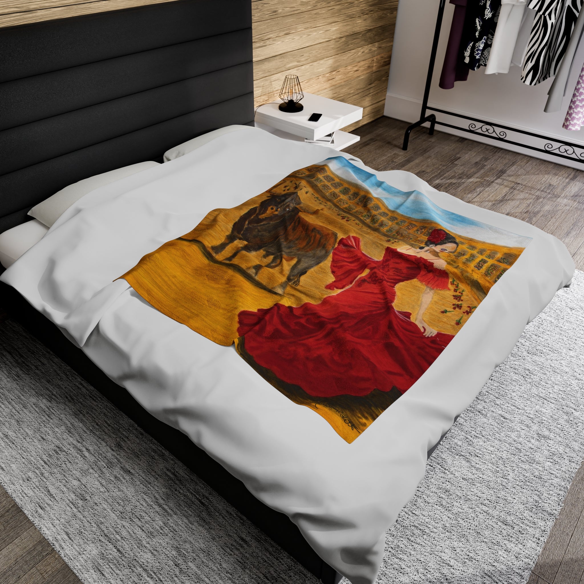 Olé Dance | Velveteen Plush Blanket