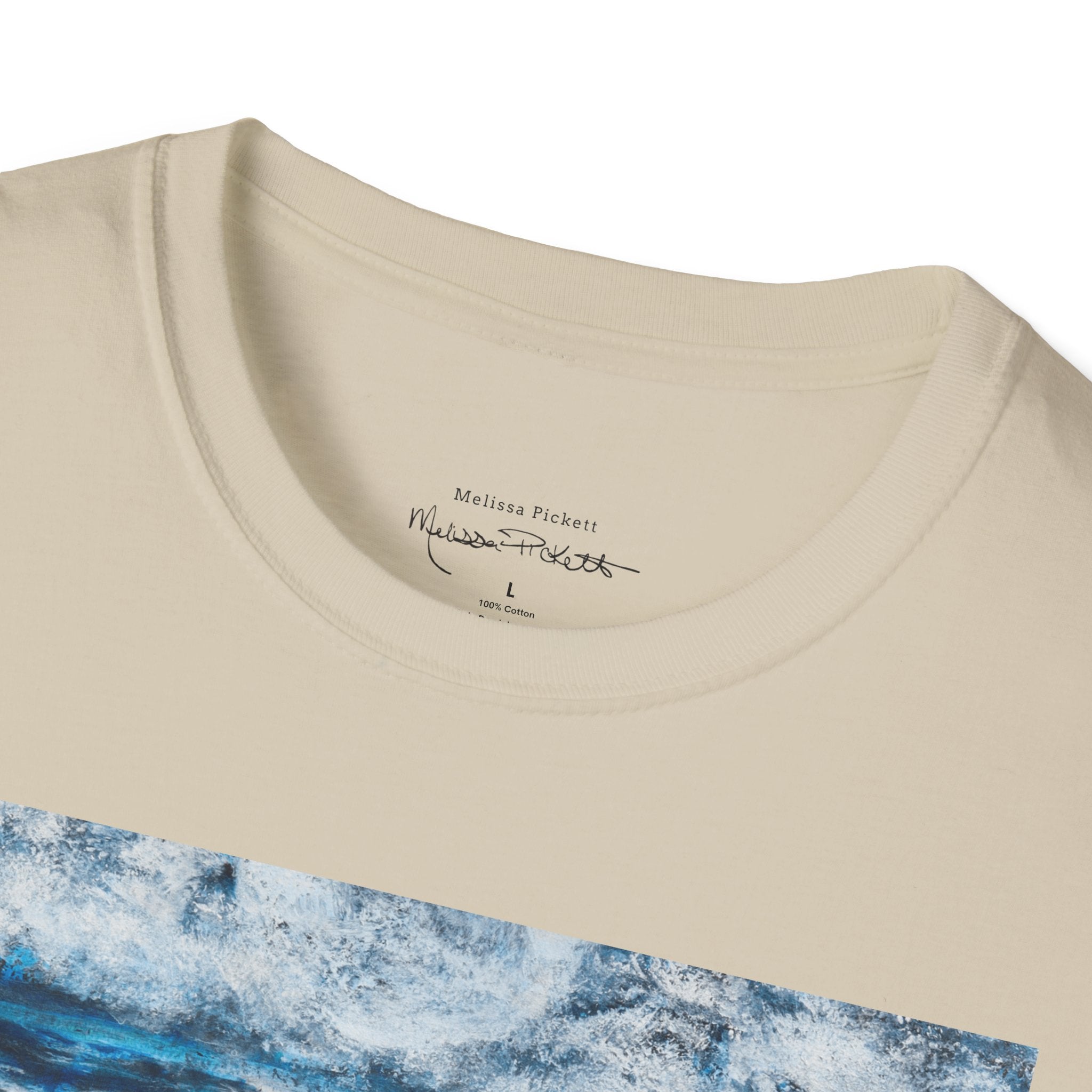 Moonlit Woman & Wolf | Unisex Softstyle T-Shirt