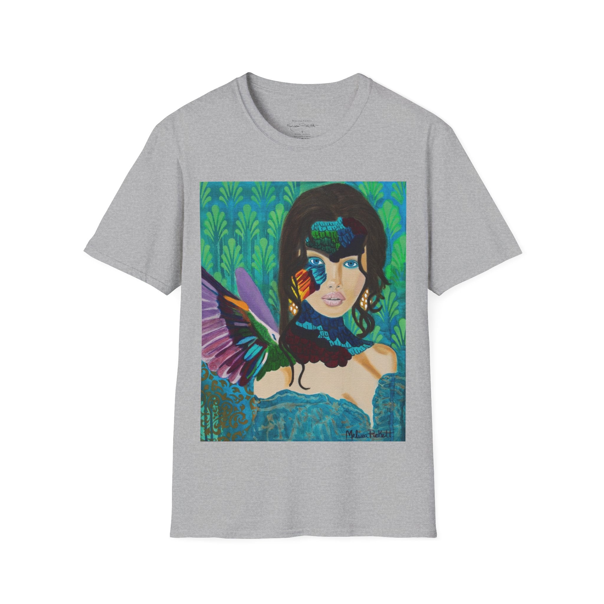 Hummingbird Lady | Unisex Softstyle T-Shirt