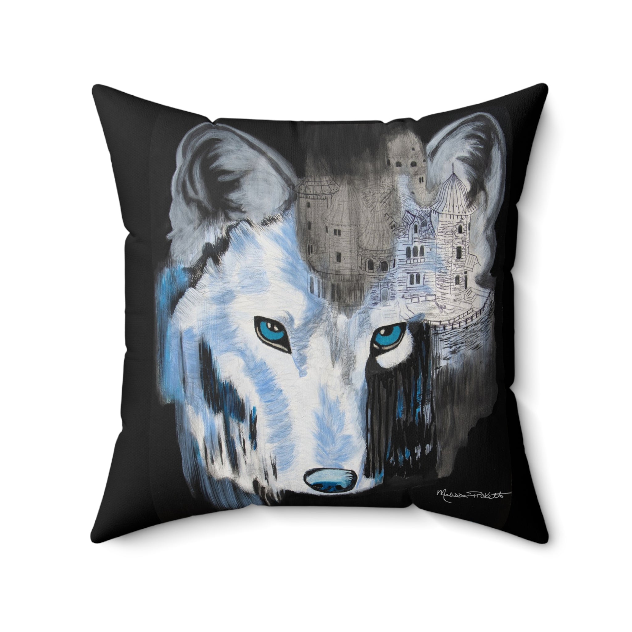Wolftown | Spun Polyester Square Pillow