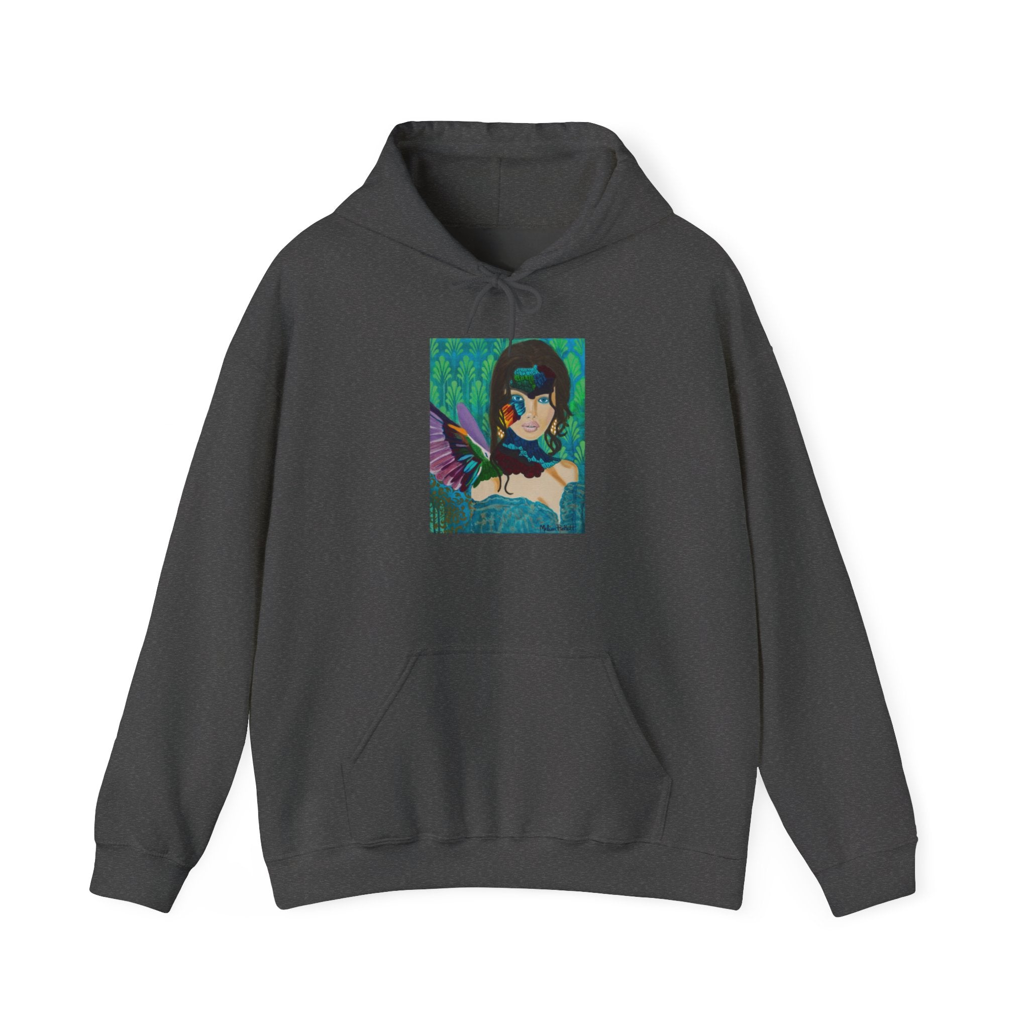 Hummingbird Lady | Unisex Heavy Blend™ Hooded Sweatshirt