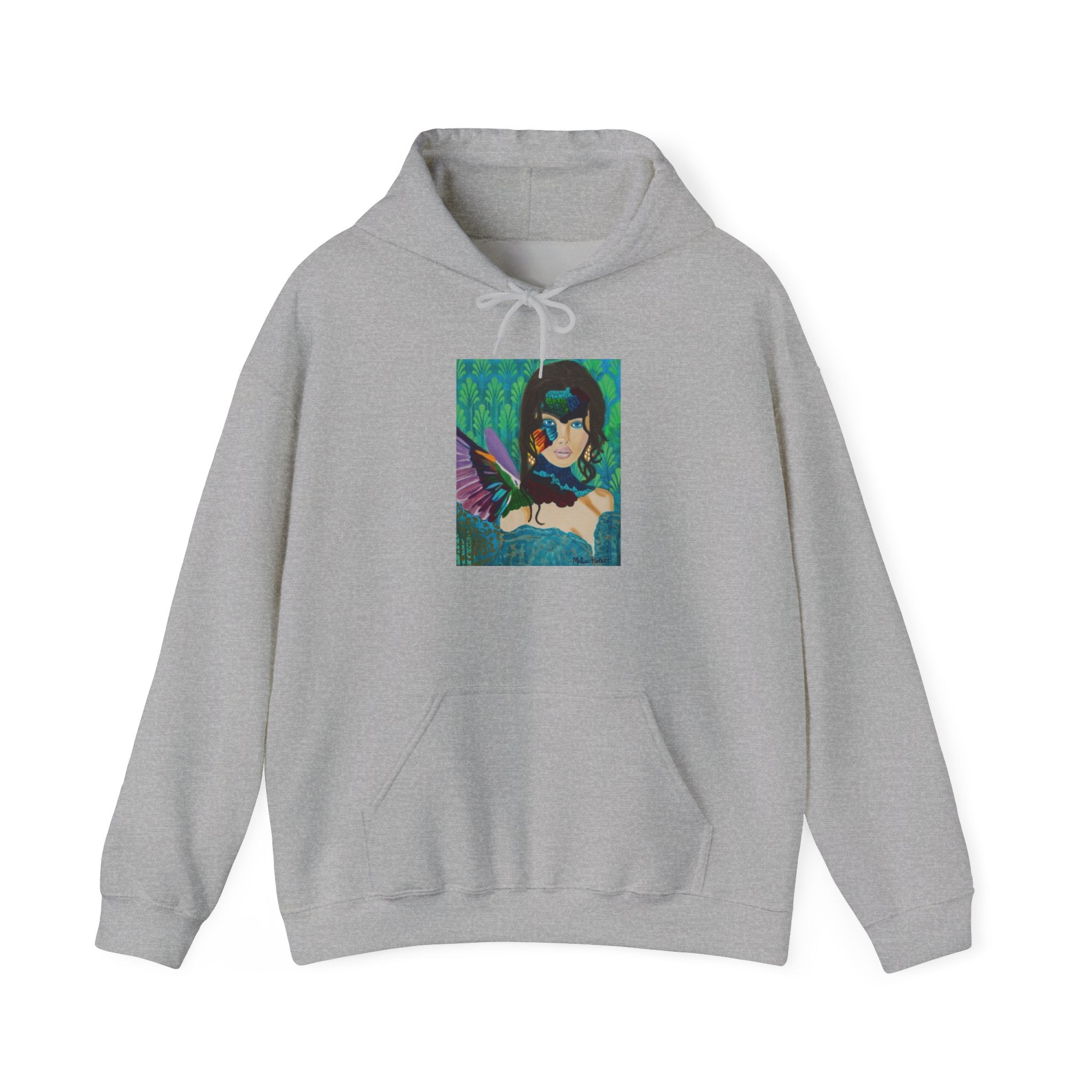 Hummingbird Lady | Unisex Heavy Blend™ Hooded Sweatshirt