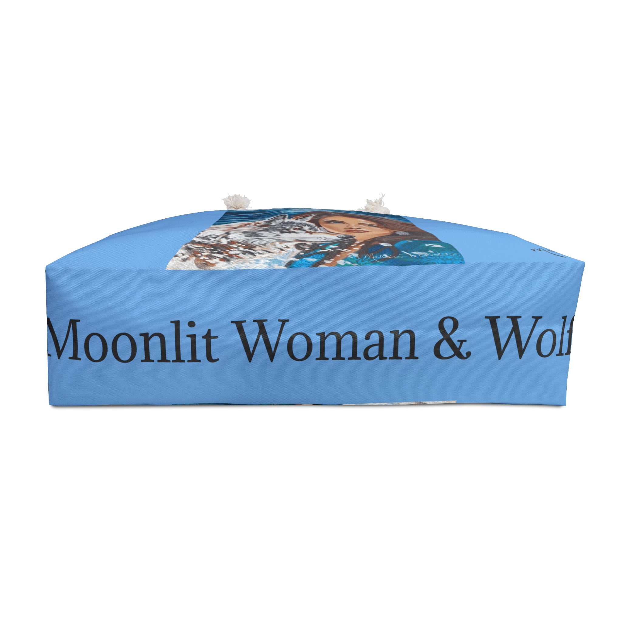 Moonlit Woman & Wolf | Weekender Bag
