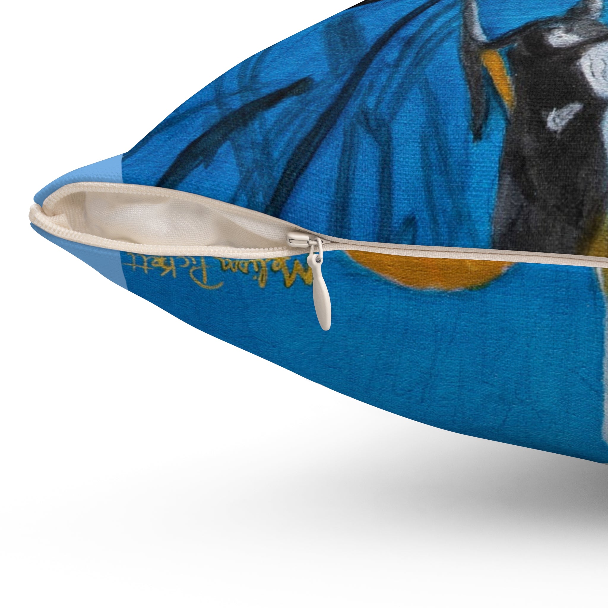 Eastern Blue Bird | Spun Polyester Square Pillow