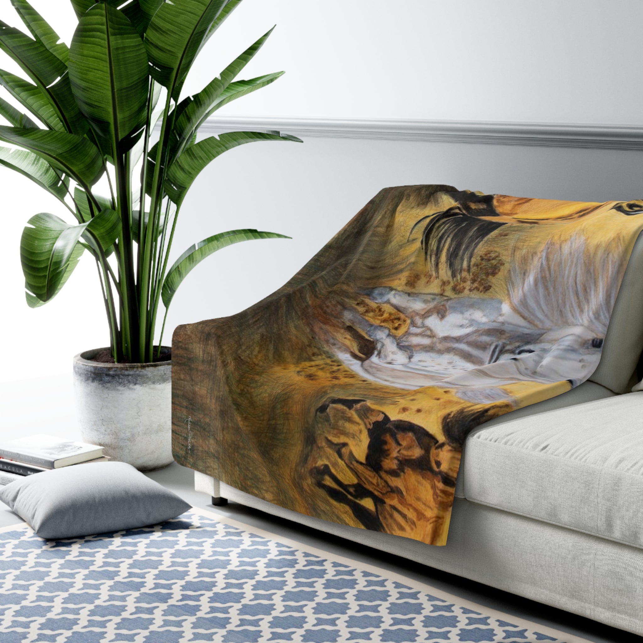 Wild Horses | Sherpa Fleece Blanket