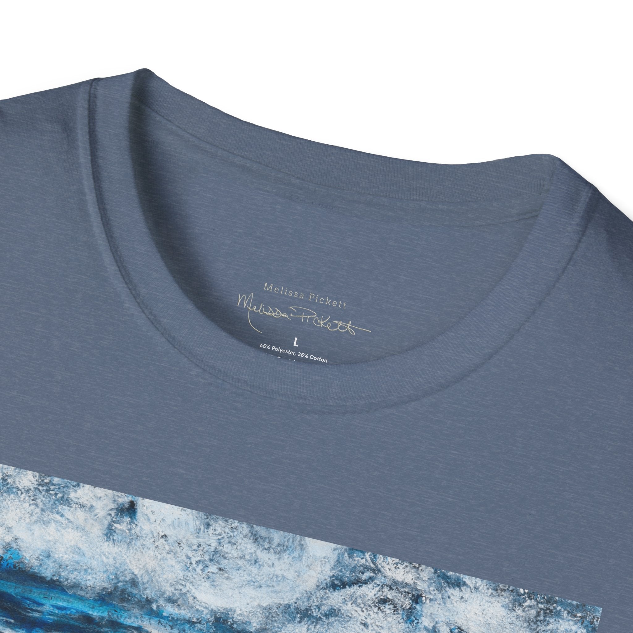 Moonlit Woman & Wolf | Unisex Softstyle T-Shirt