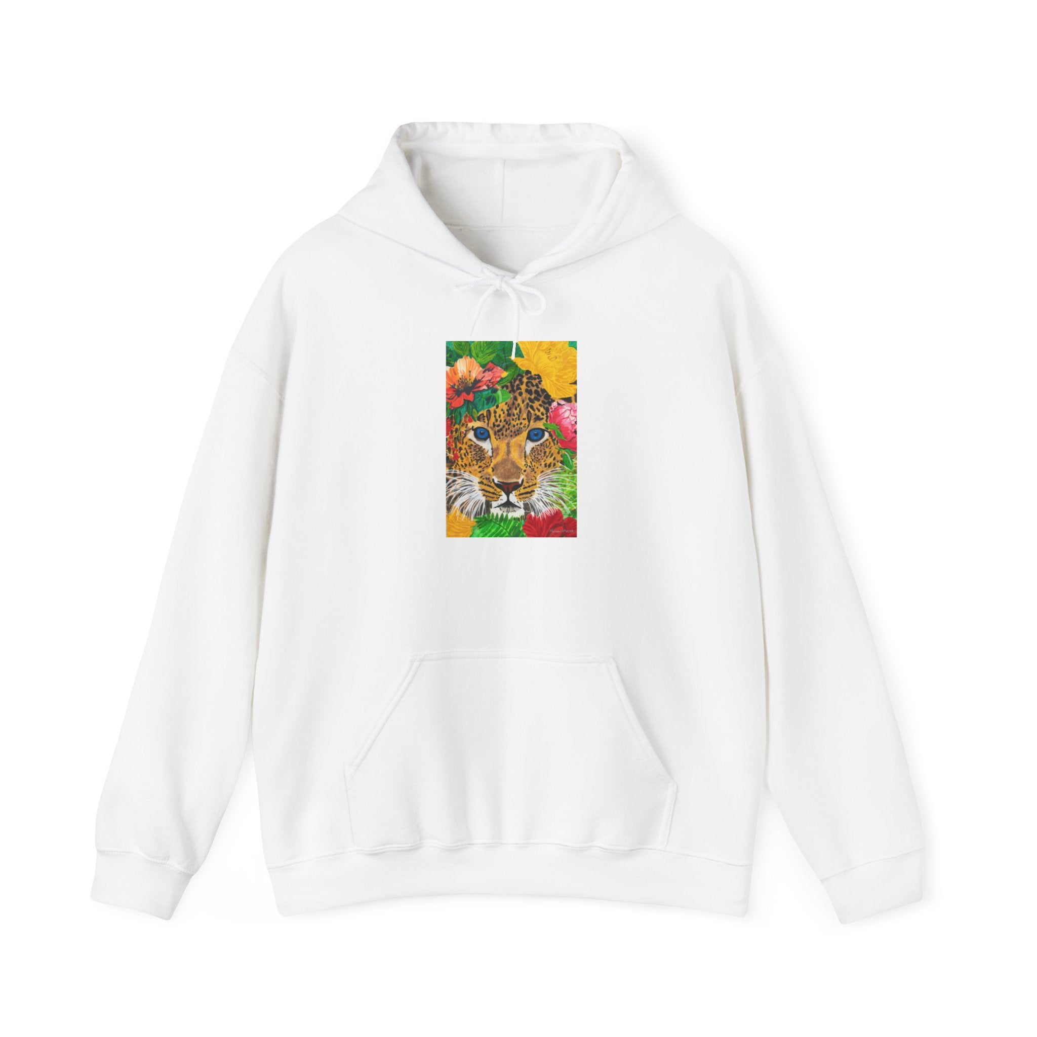 Jaguar & Flowers | Unisex Heavy Blend™ Hooded Sweatshirt