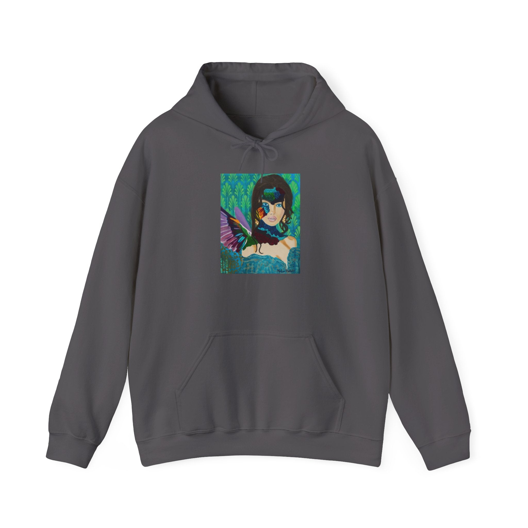 Hummingbird Lady | Unisex Heavy Blend™ Hooded Sweatshirt