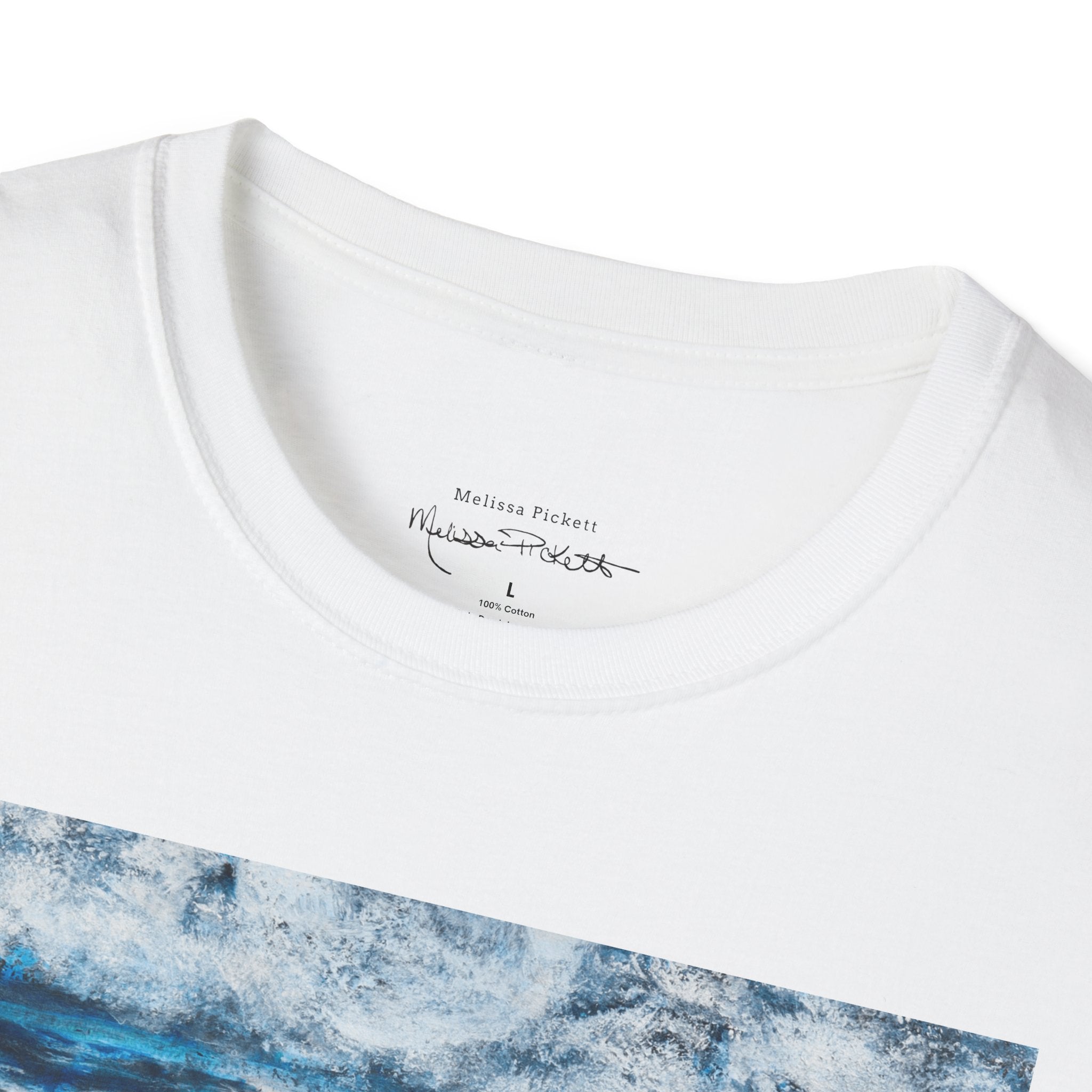 Moonlit Woman & Wolf | Unisex Softstyle T-Shirt