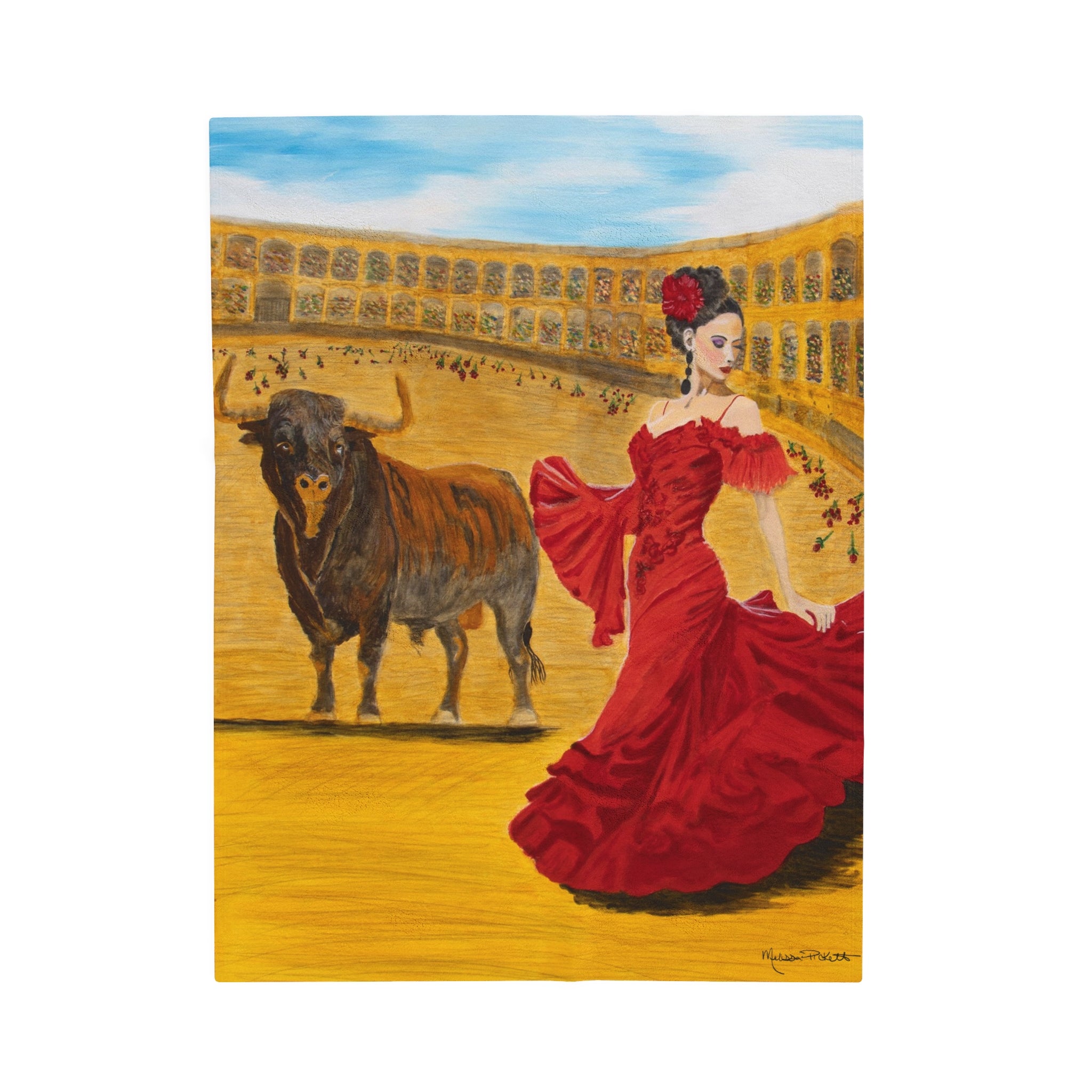 Olé Dance | Velveteen Plush Blanket