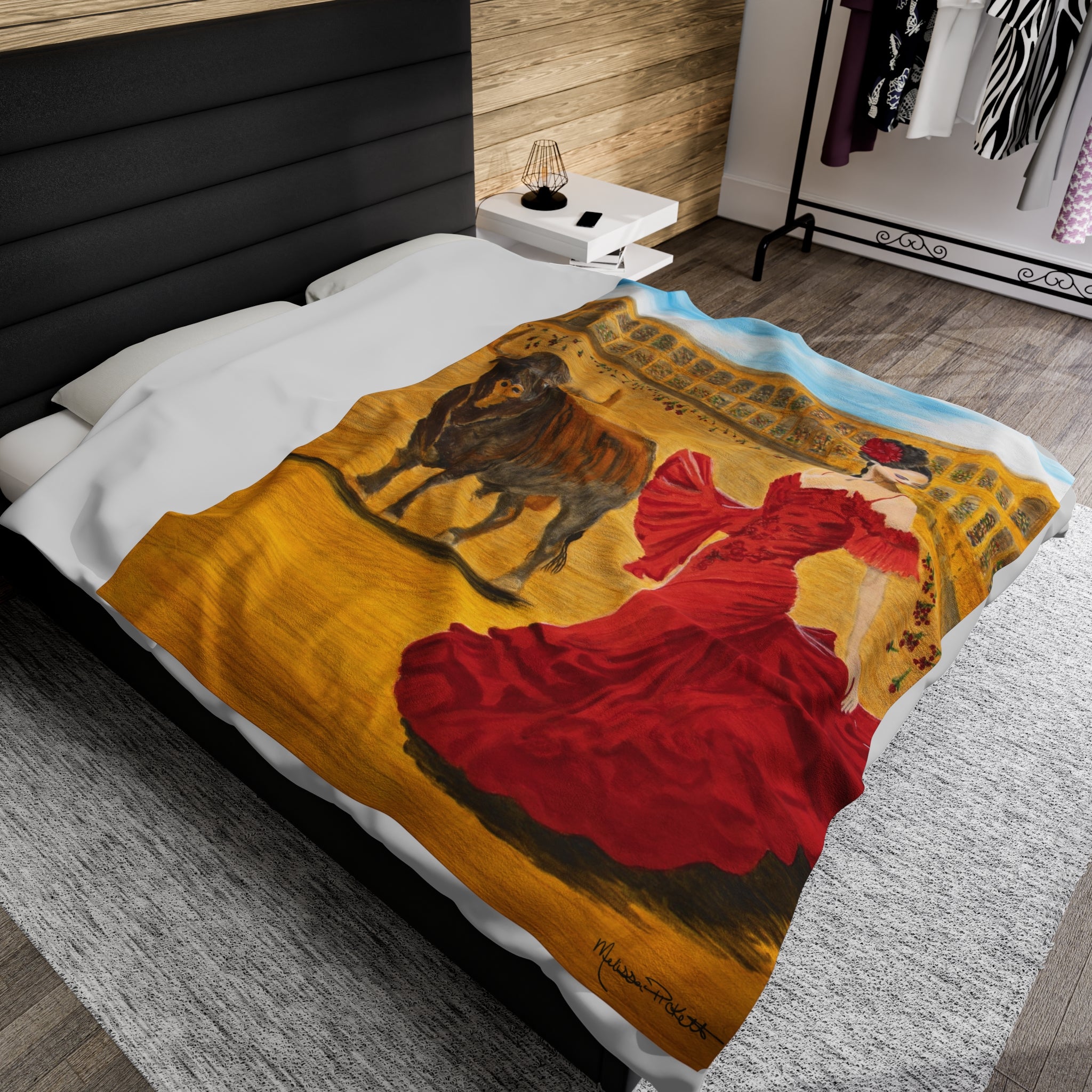 Olé Dance | Velveteen Plush Blanket