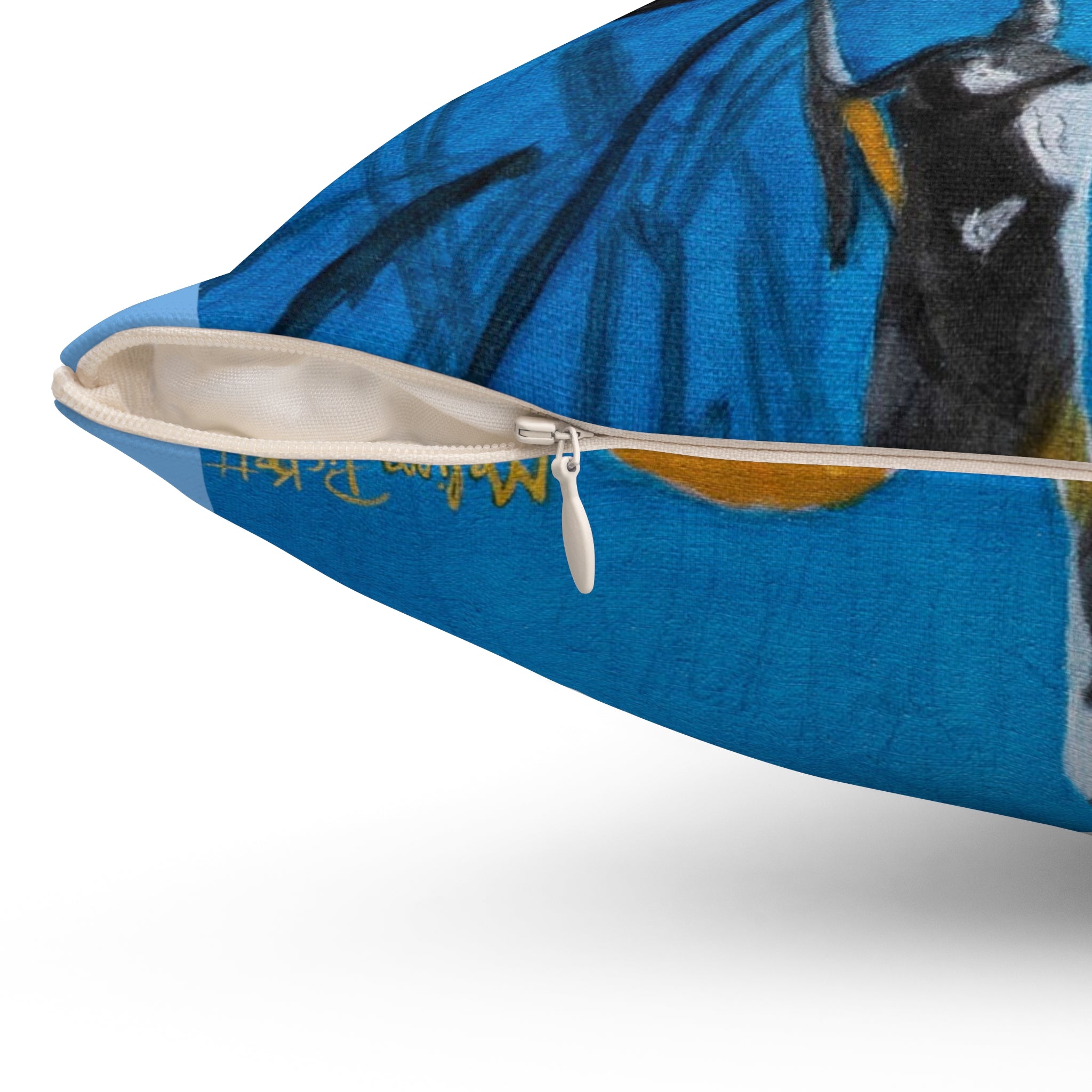 Eastern Blue Bird | Spun Polyester Square Pillow