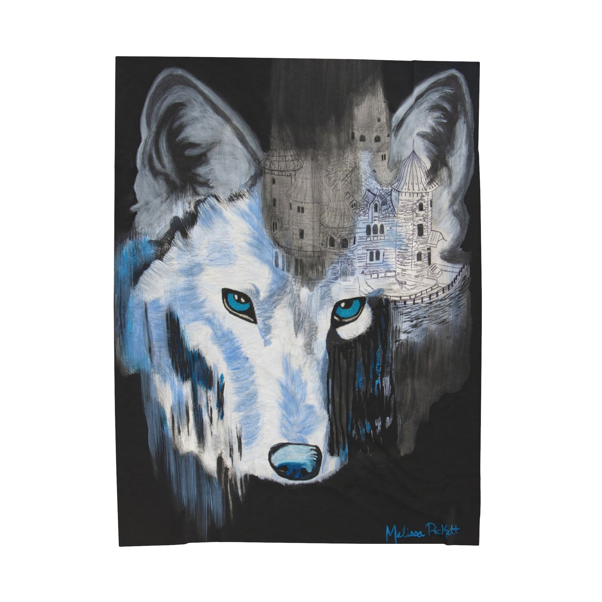 Wolftown | Velveteen Plush Blanket