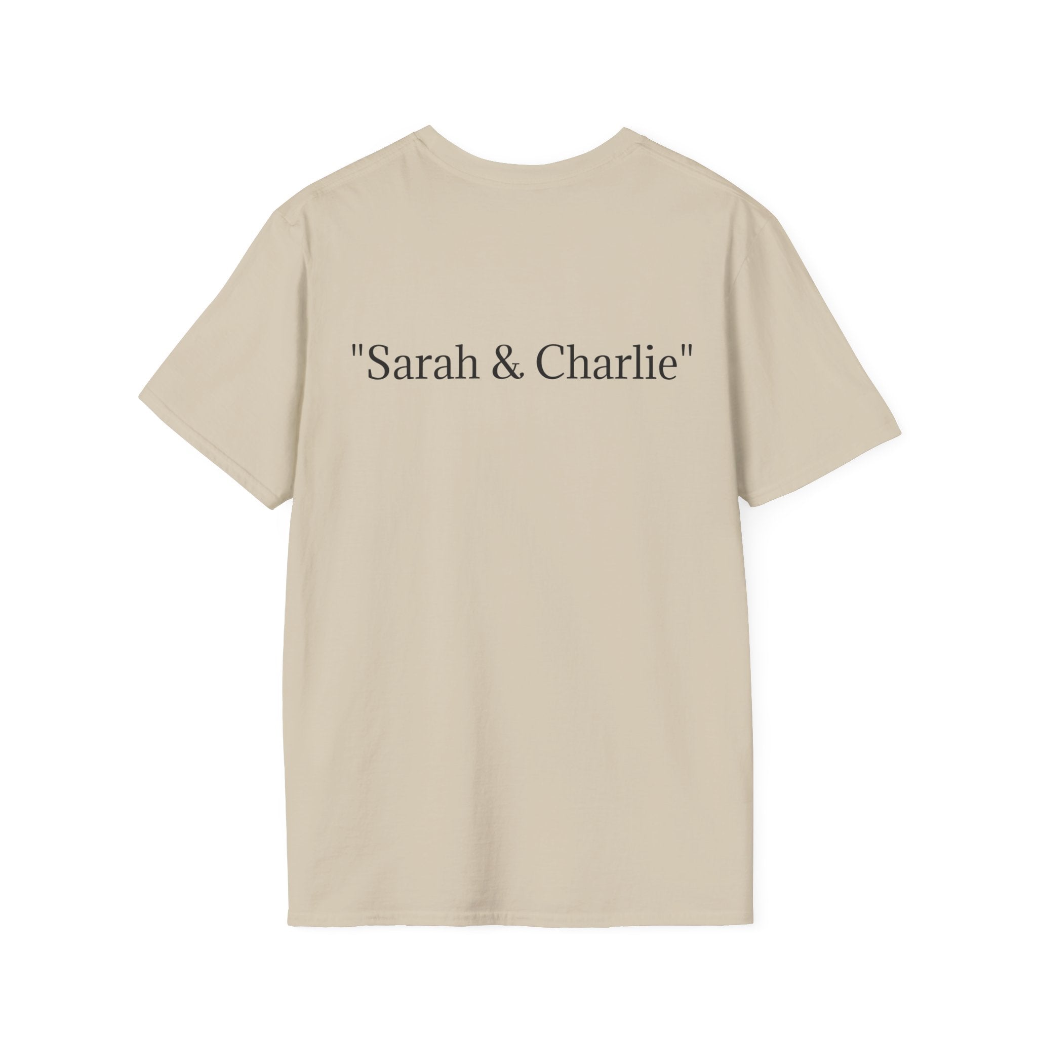 Sarah & Charlie | Unisex Softstyle T-Shirt
