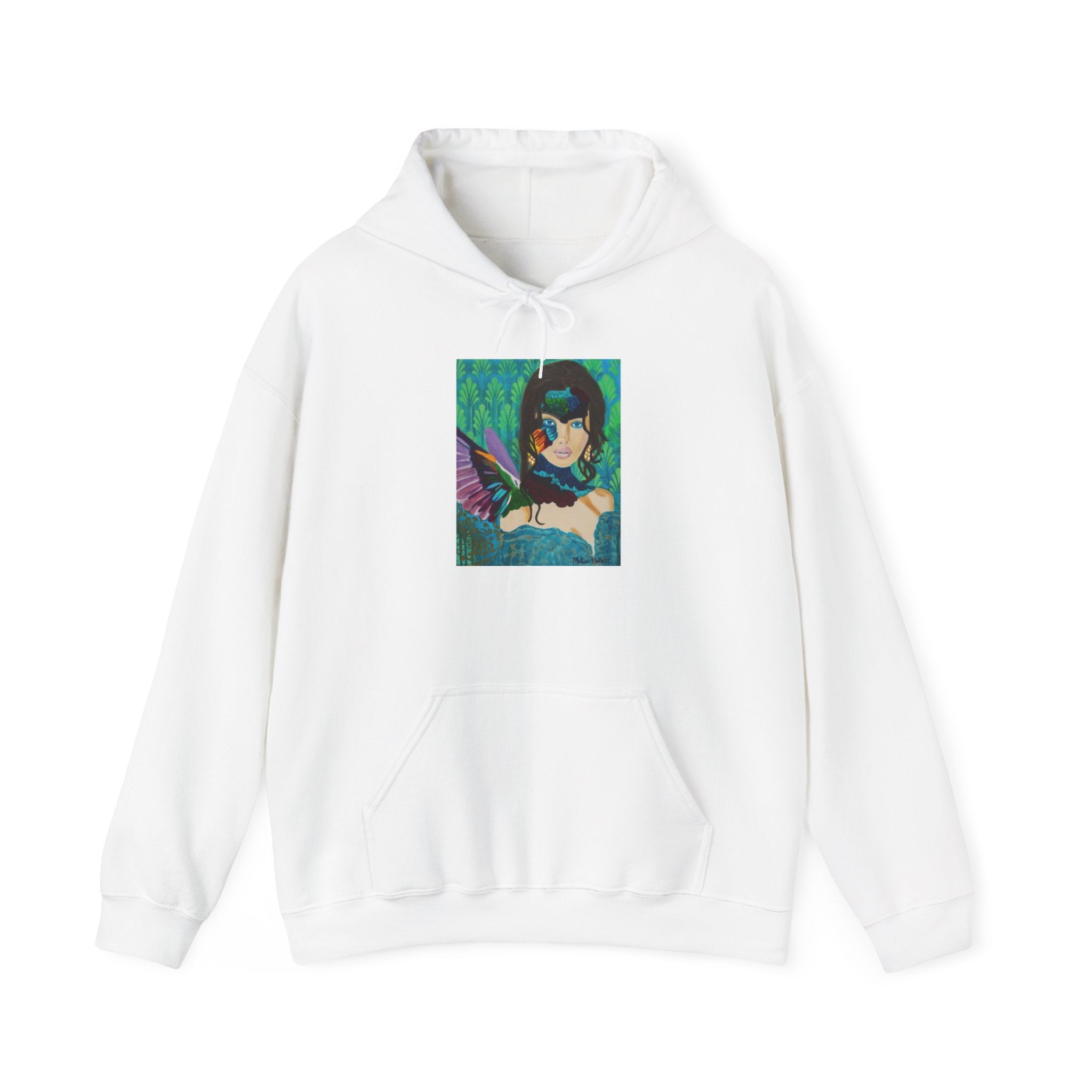Hummingbird Lady | Unisex Heavy Blend™ Hooded Sweatshirt
