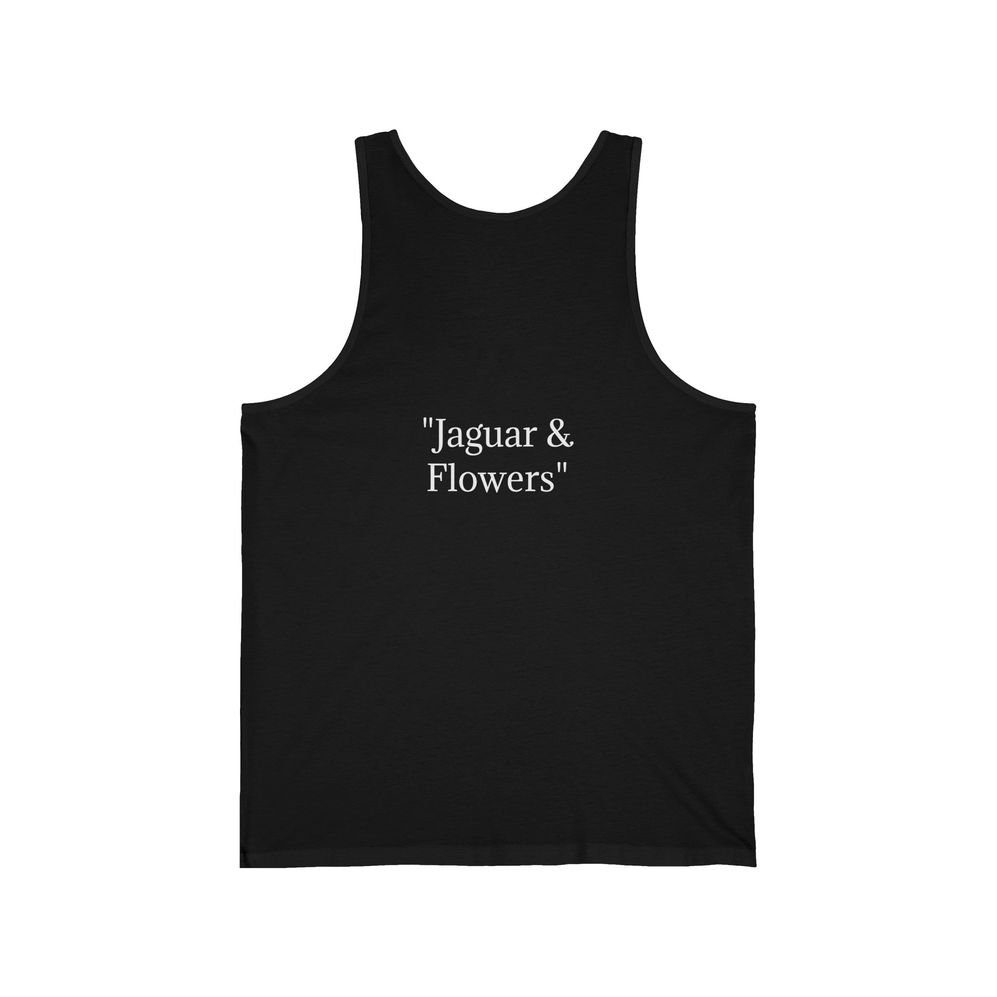 Jaguar & Flowers | Unisex Jersey Tank