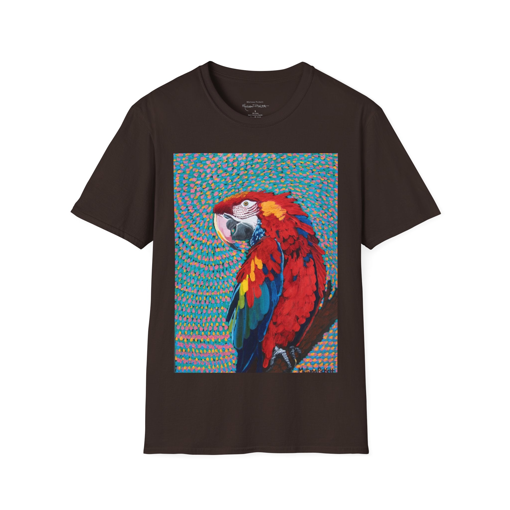 Scarlet Spiral/Directional Scarlet | Unisex Softstyle T-Shirt