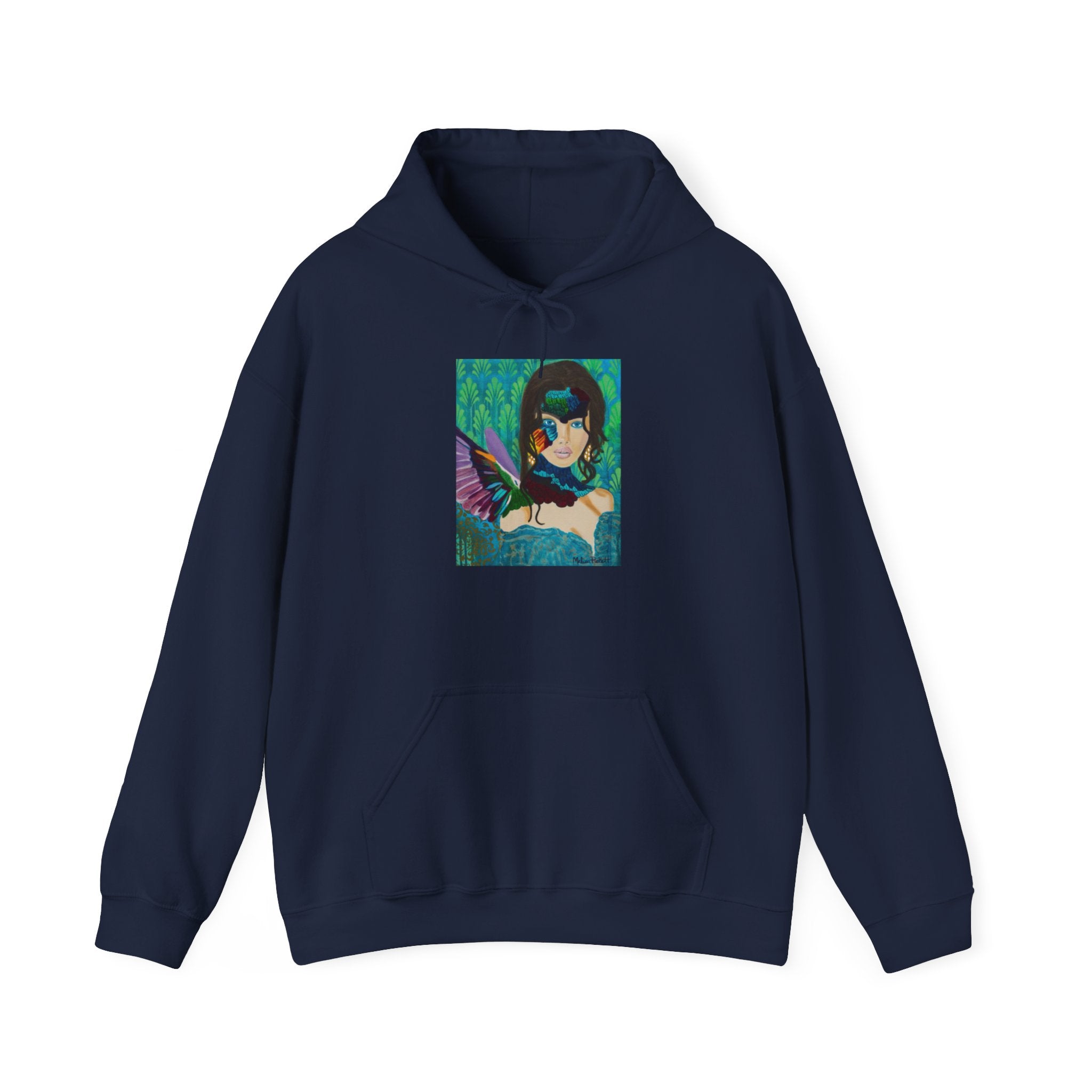 Hummingbird Lady | Unisex Heavy Blend™ Hooded Sweatshirt