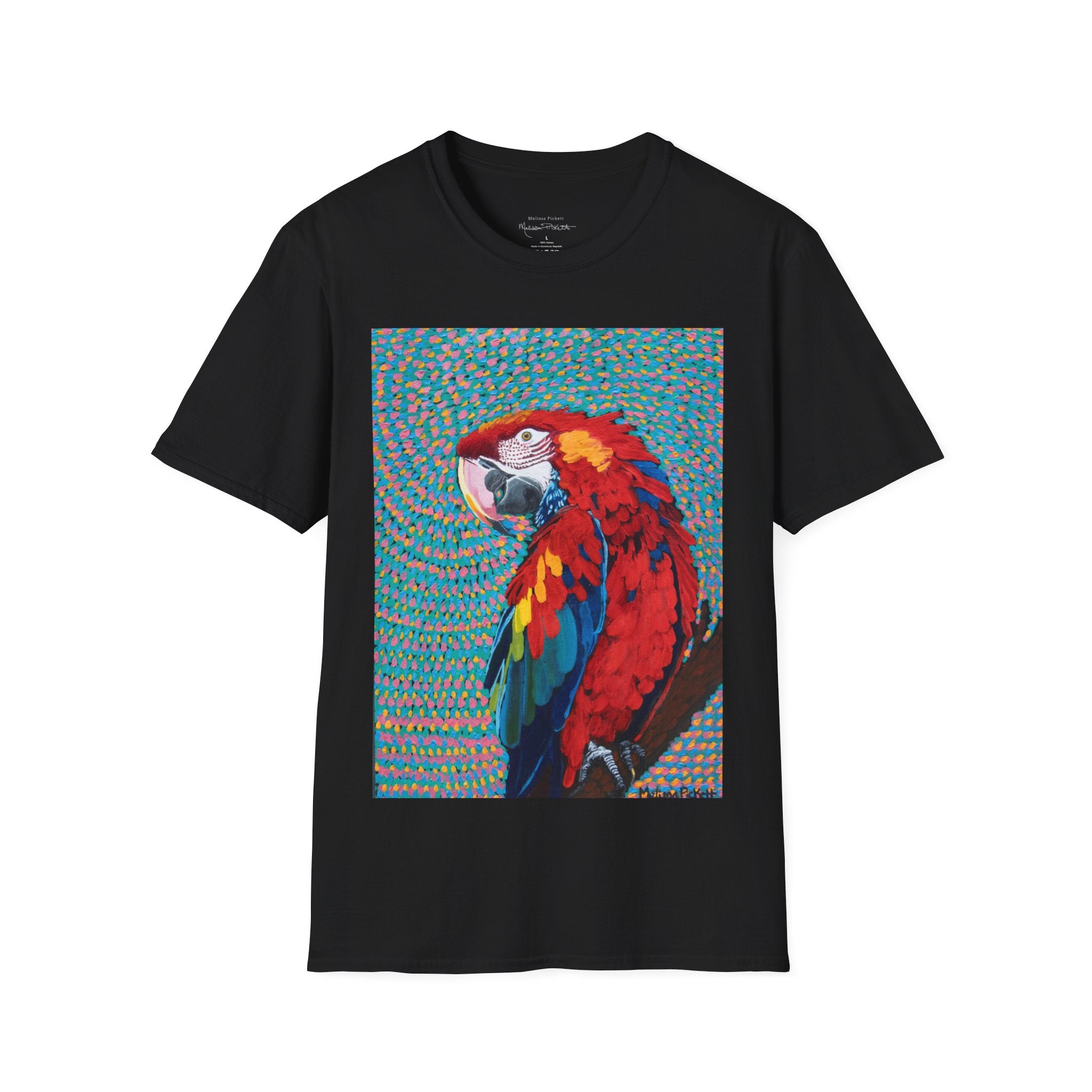 Scarlet Spiral/Directional Scarlet | Unisex Softstyle T-Shirt