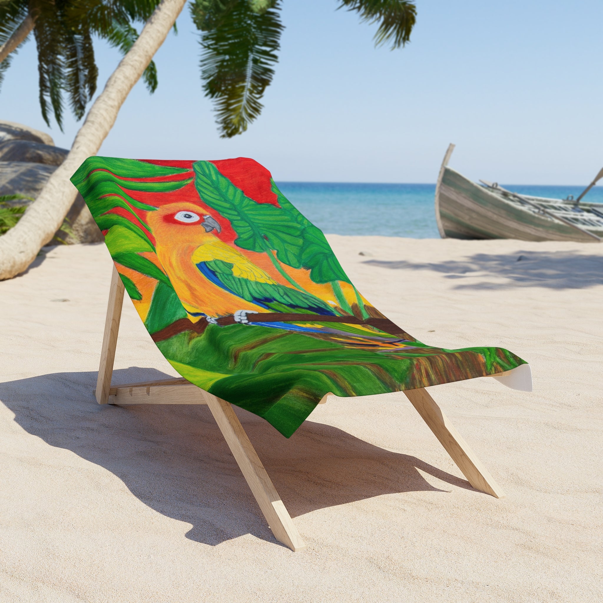 Sun Conure | Beach Towel
