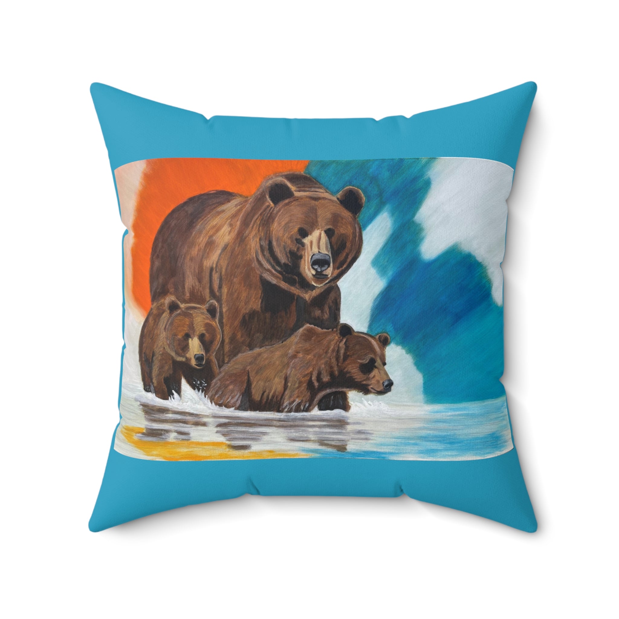 Mother Bear | Spun Polyester Square Pillow