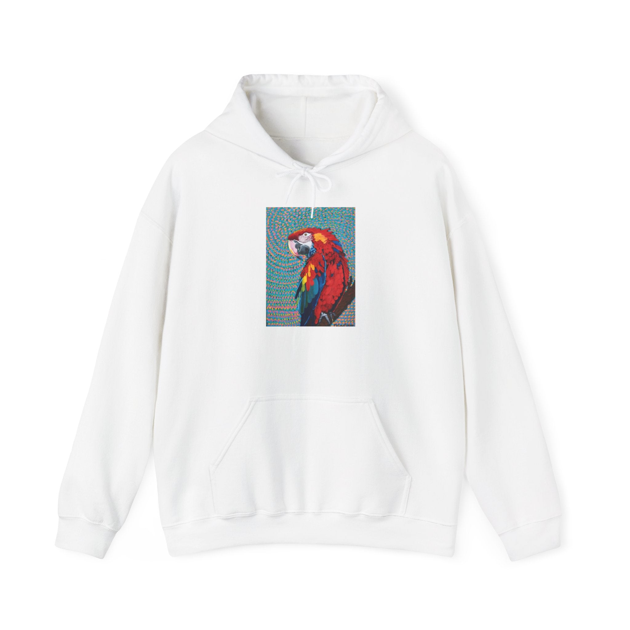 Scarlet Spiral/Directional Scarlet | Unisex Heavy Blend™ Hooded Sweatshirt