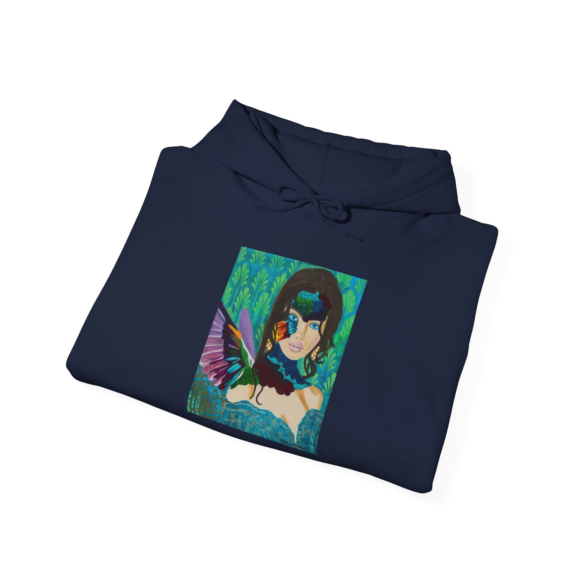 Hummingbird Lady | Unisex Heavy Blend™ Hooded Sweatshirt