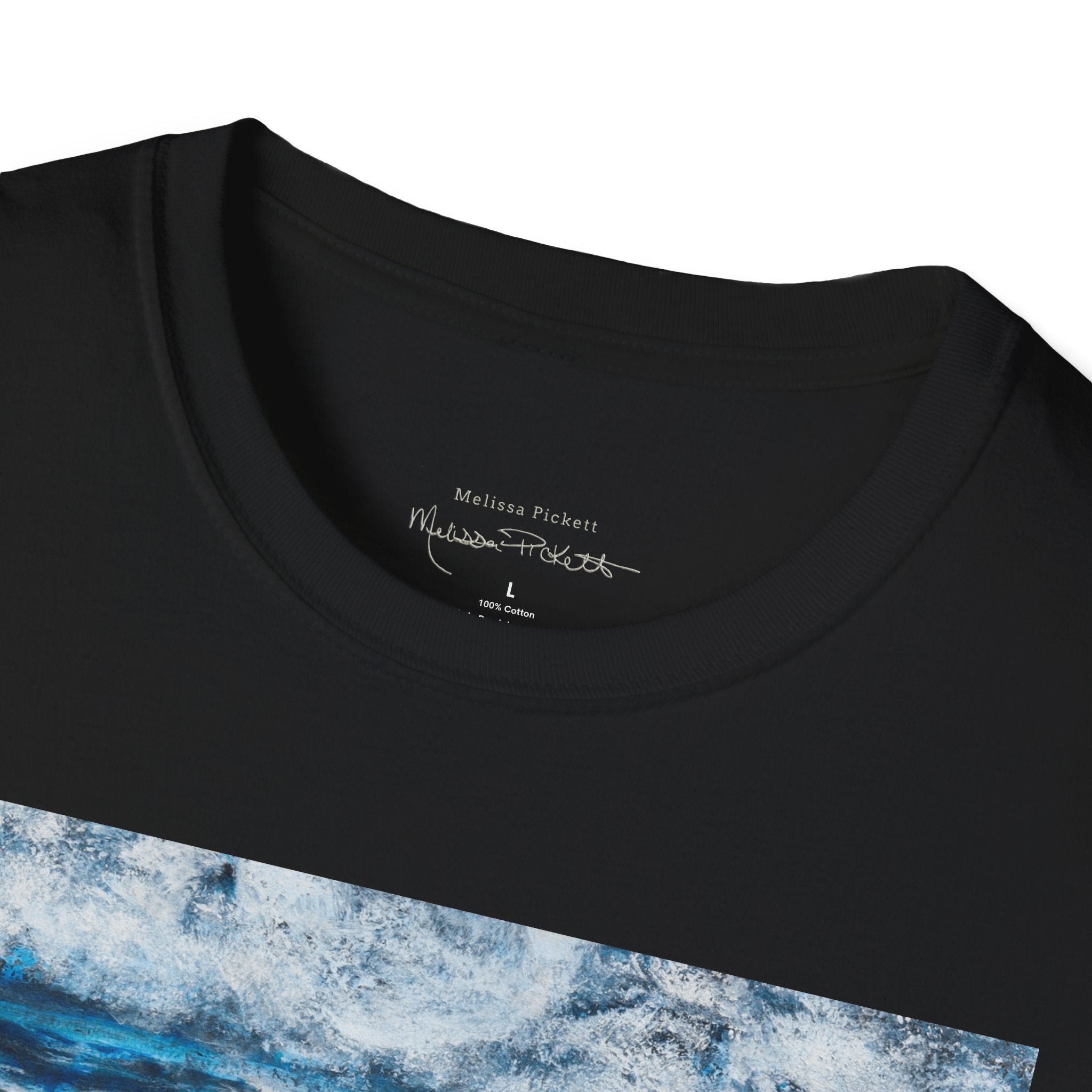 Moonlit Woman & Wolf | Unisex Softstyle T-Shirt