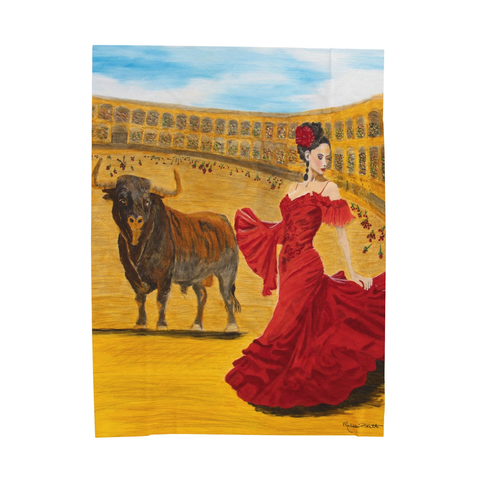 Olé Dance | Velveteen Plush Blanket