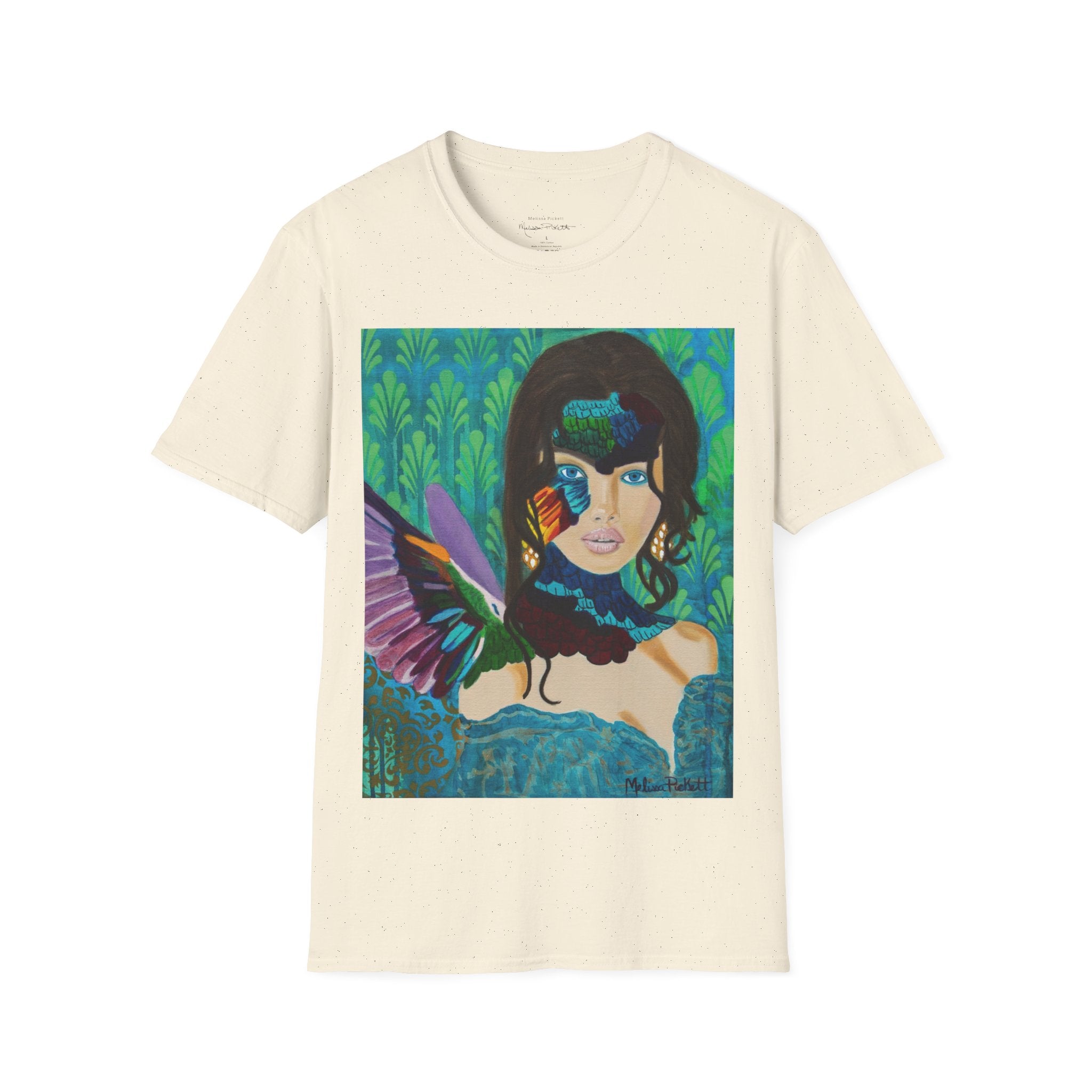 Hummingbird Lady | Unisex Softstyle T-Shirt