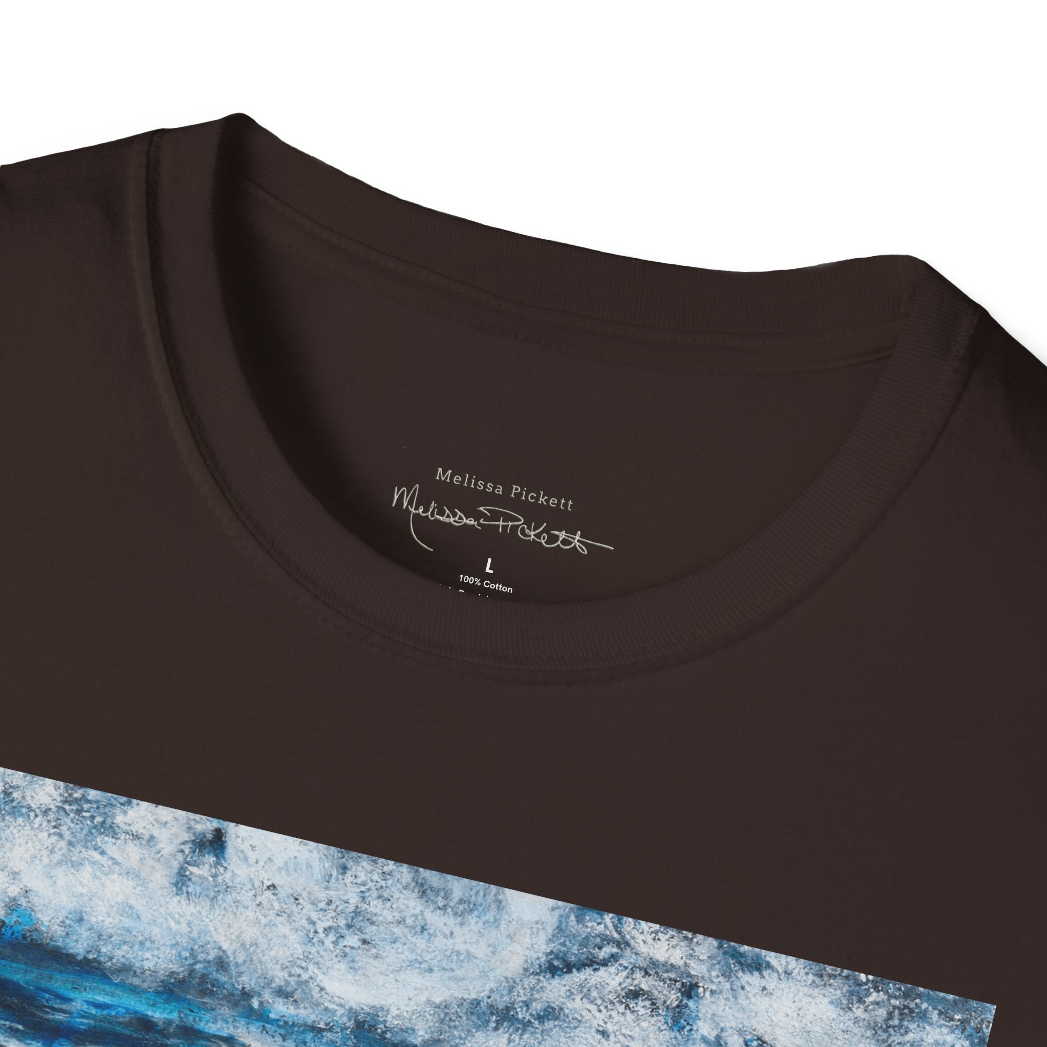 Moonlit Woman & Wolf | Unisex Softstyle T-Shirt