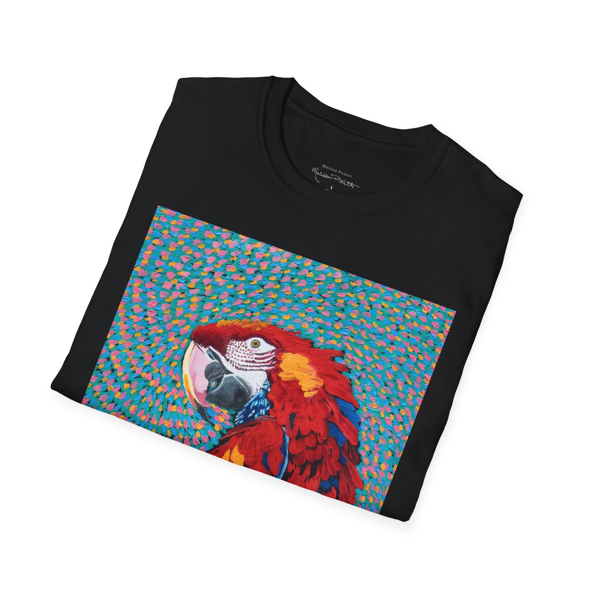 Scarlet Spiral/Directional Scarlet | Unisex Softstyle T-Shirt