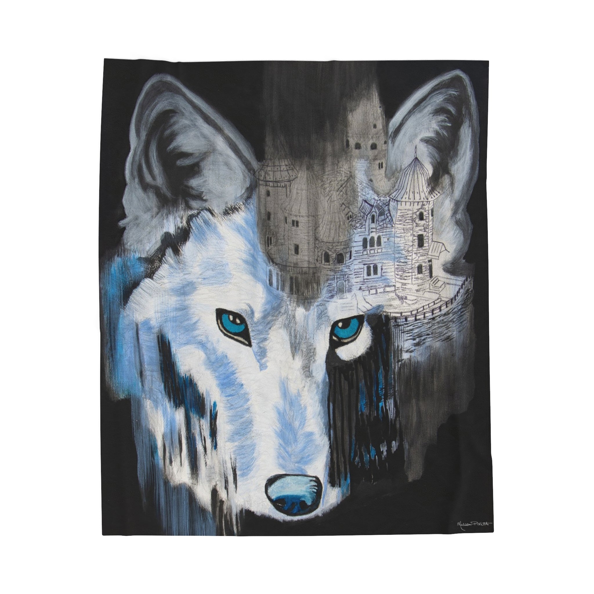 Wolftown | Velveteen Plush Blanket