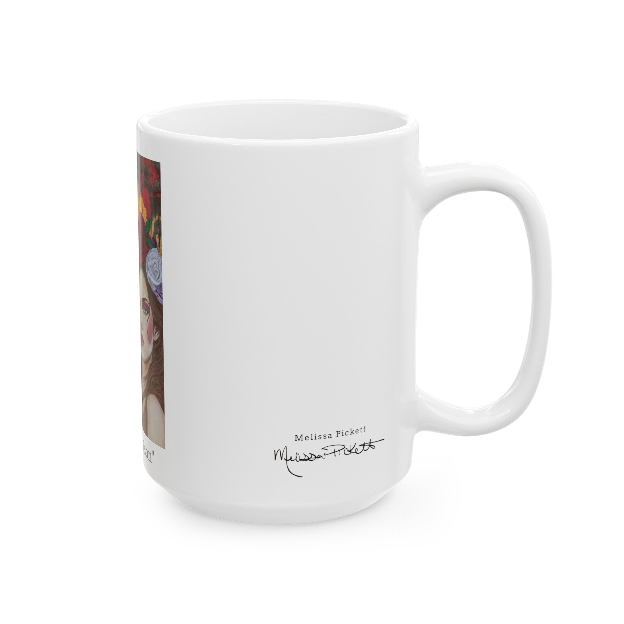 Woman & Bison | Ceramic Mug, (11oz, 15oz)