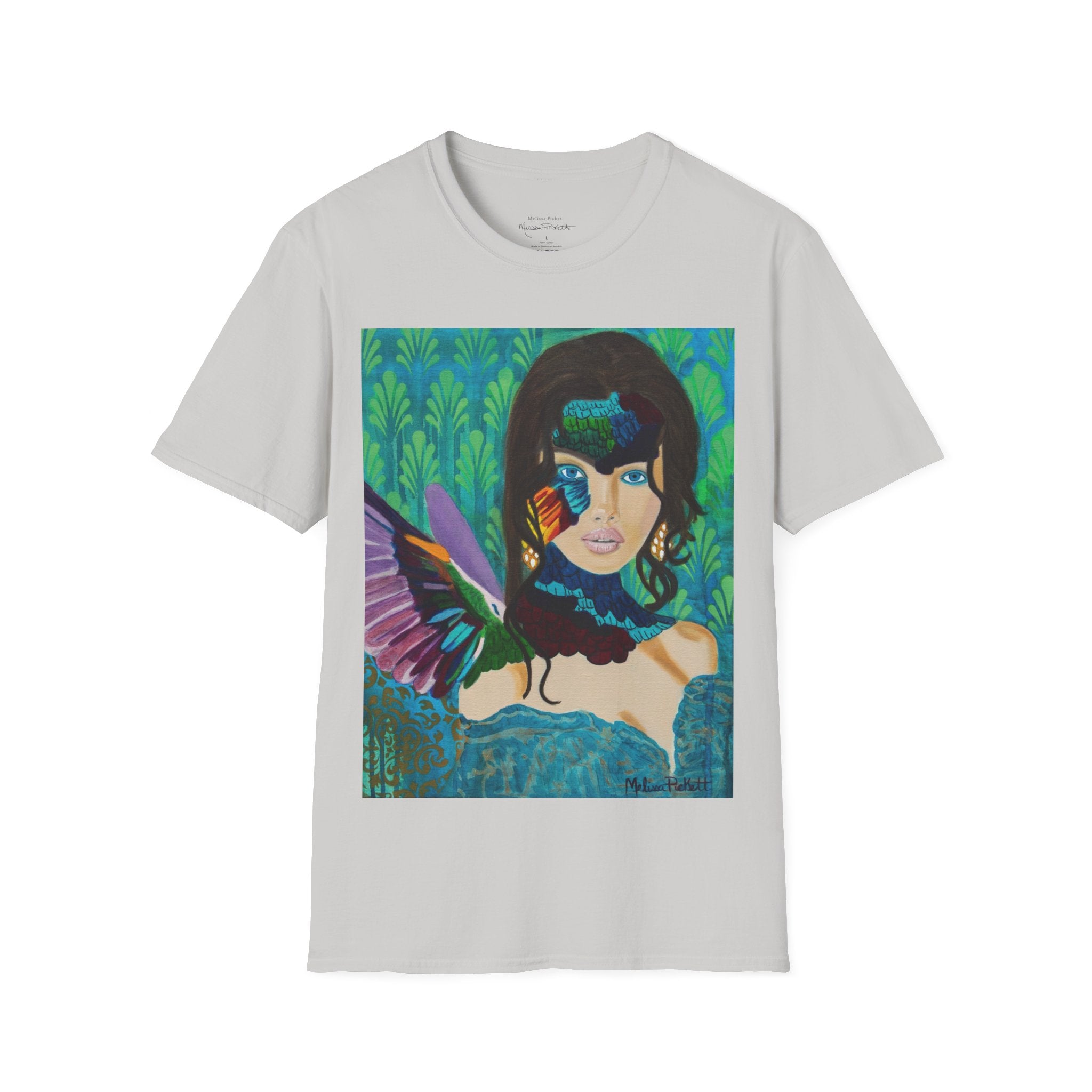 Hummingbird Lady | Unisex Softstyle T-Shirt