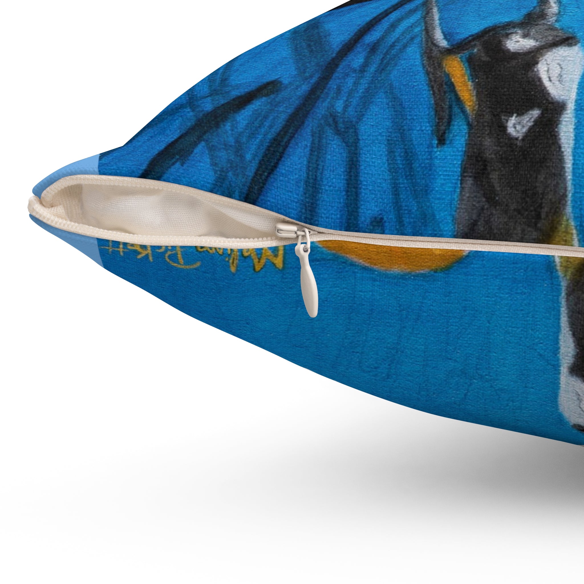Eastern Blue Bird | Spun Polyester Square Pillow