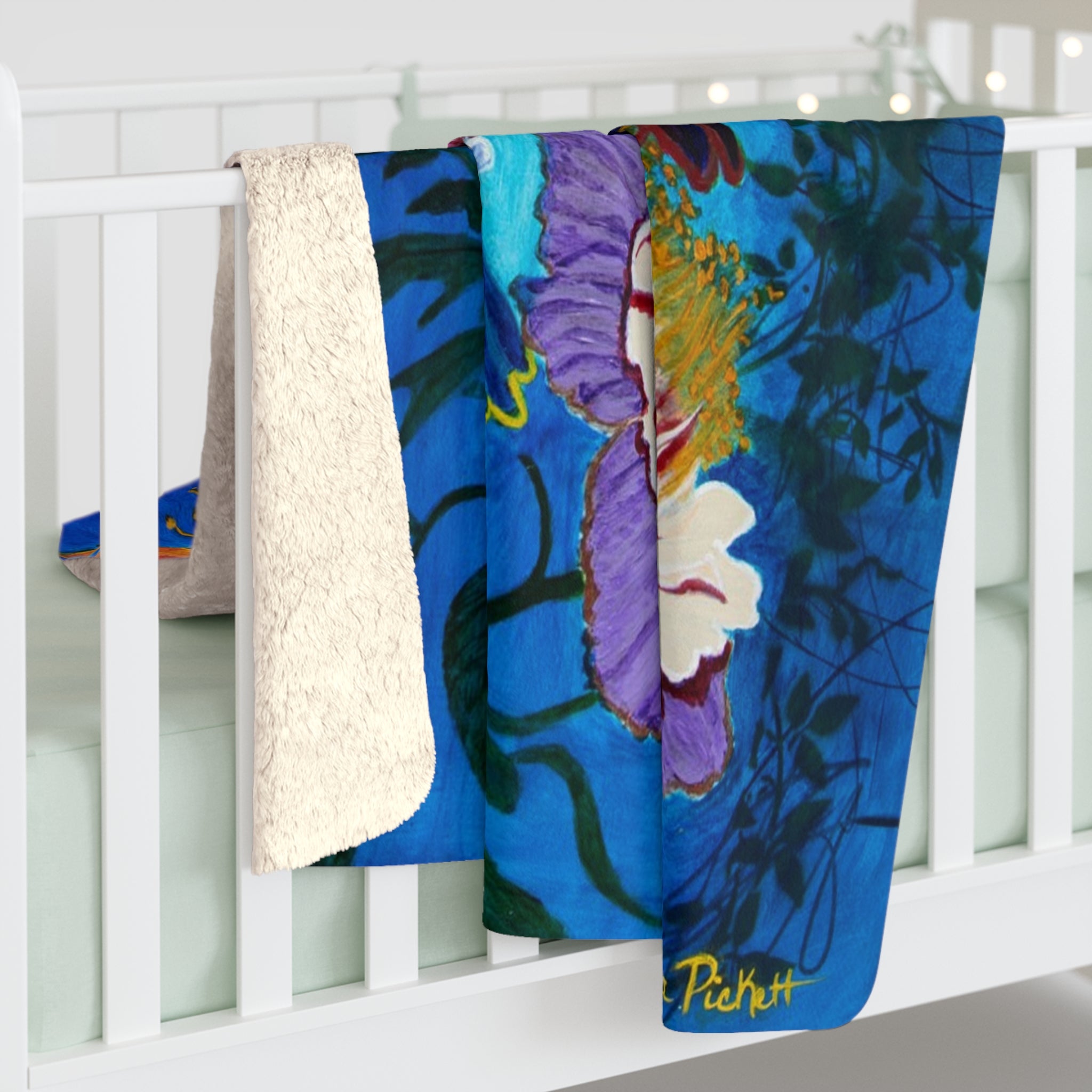 Pair of Hummingbirds | Sherpa Fleece Blanket