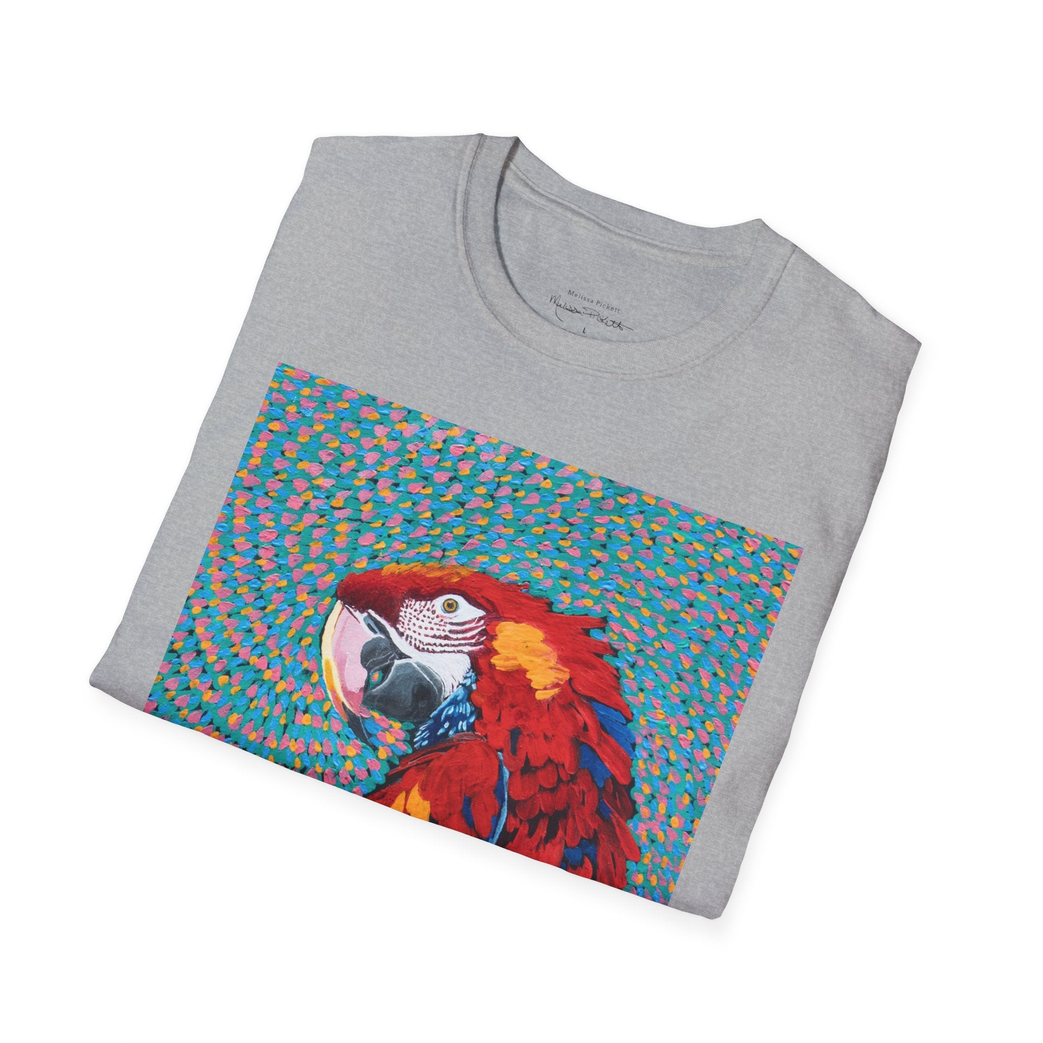 Scarlet Spiral/Directional Scarlet | Unisex Softstyle T-Shirt
