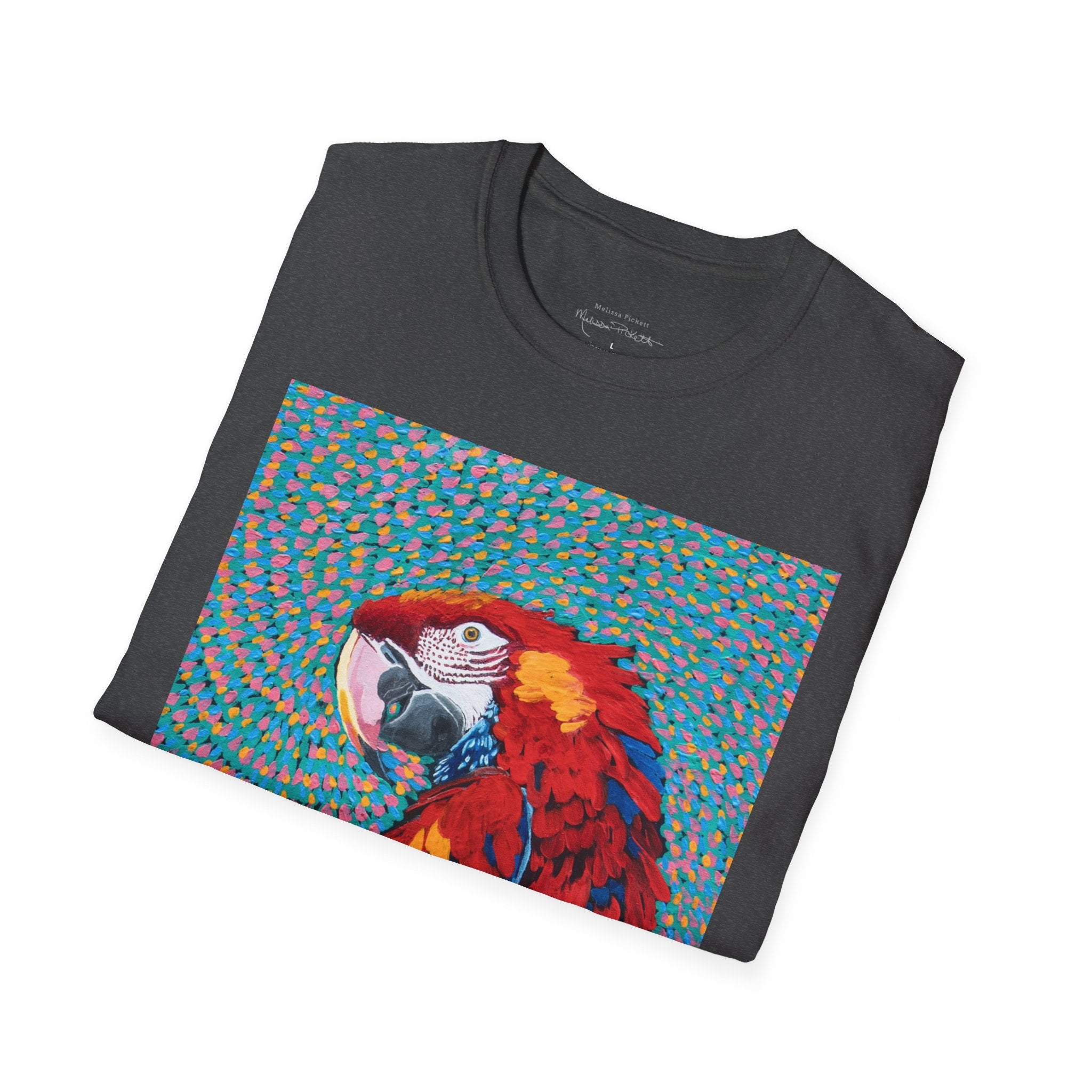 Scarlet Spiral/Directional Scarlet | Unisex Softstyle T-Shirt