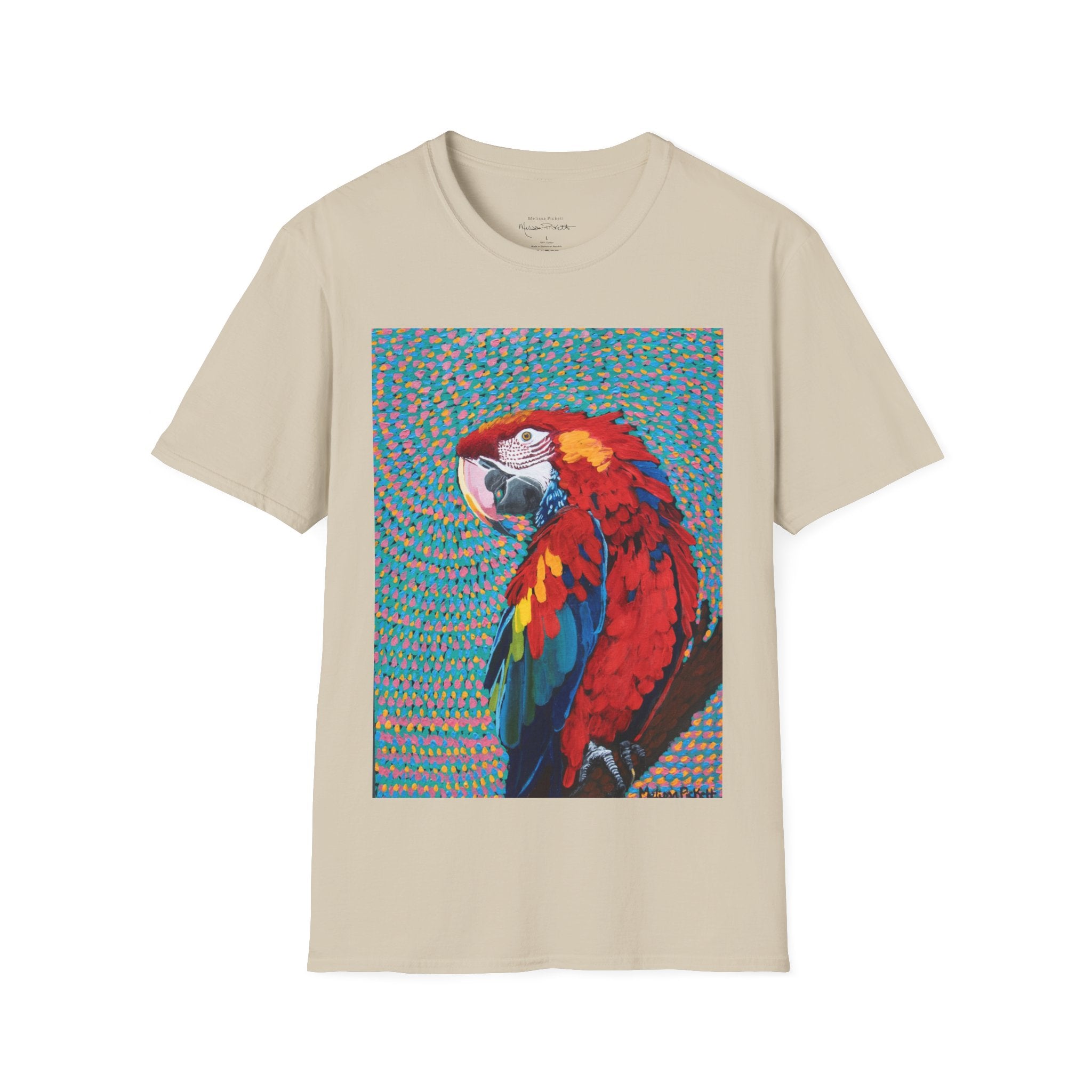 Scarlet Spiral/Directional Scarlet | Unisex Softstyle T-Shirt