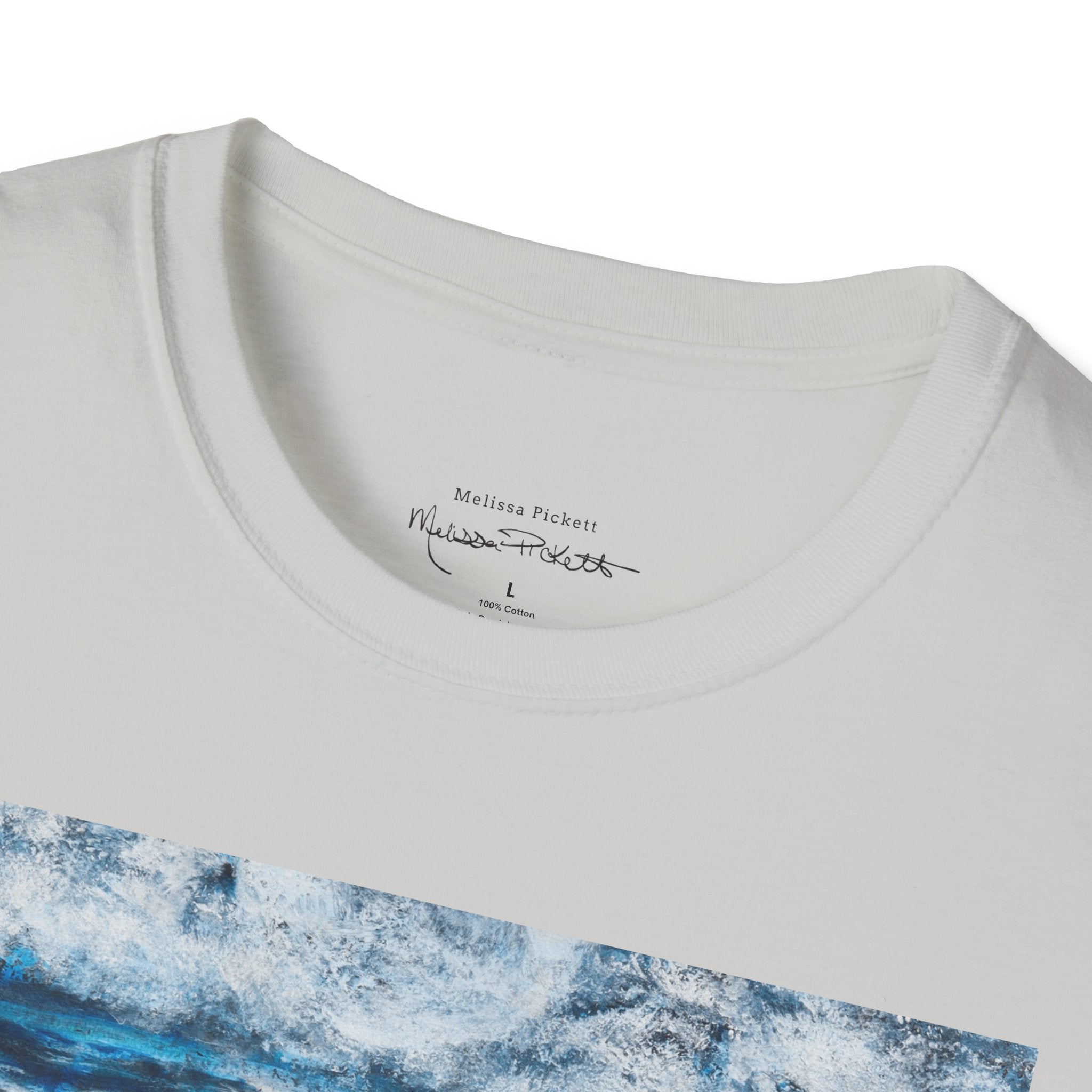 Moonlit Woman & Wolf | Unisex Softstyle T-Shirt