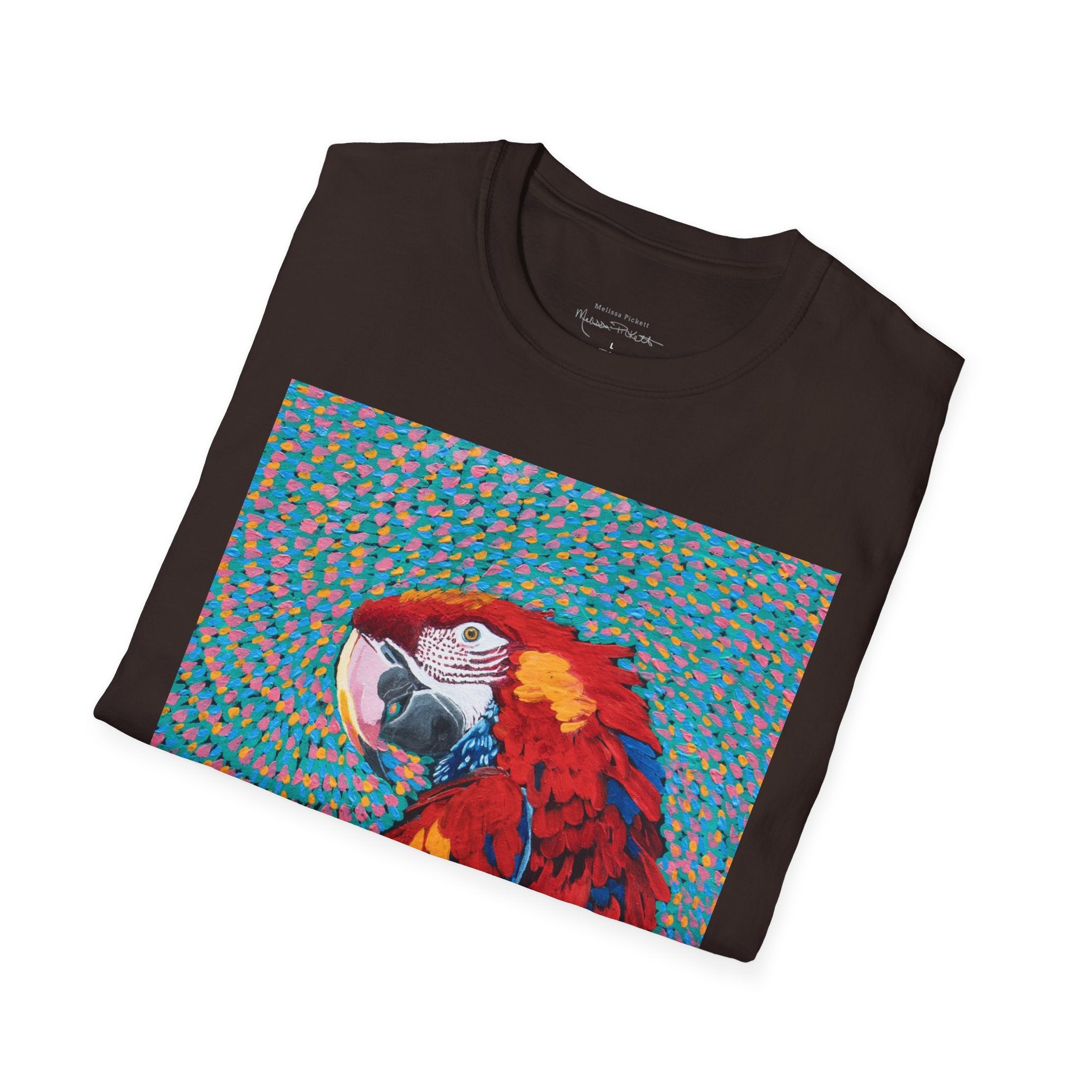 Scarlet Spiral/Directional Scarlet | Unisex Softstyle T-Shirt