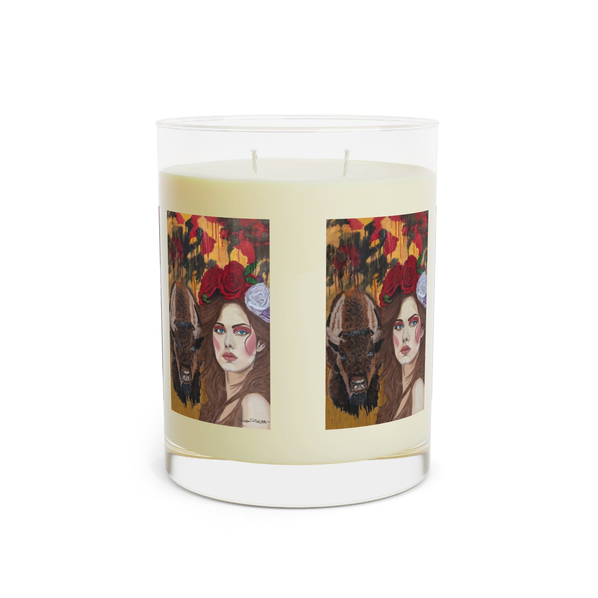 Woman & Bison | Scented Candle - Full Glass, 11oz