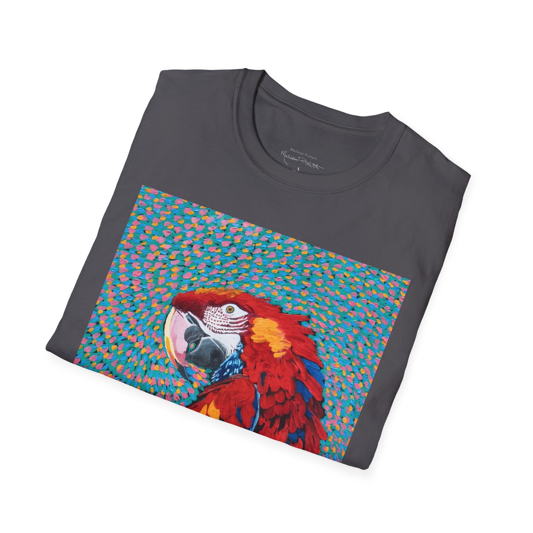 Scarlet Spiral/Directional Scarlet | Unisex Softstyle T-Shirt