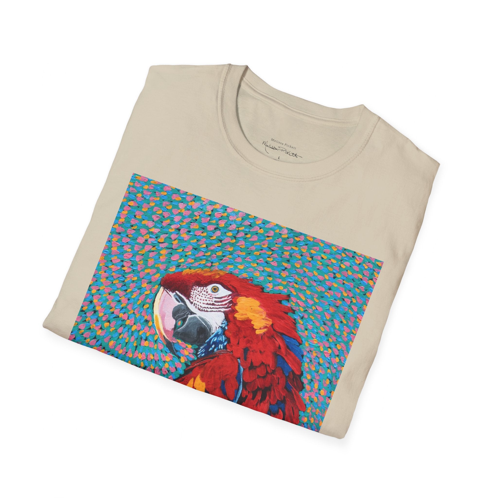 Scarlet Spiral/Directional Scarlet | Unisex Softstyle T-Shirt