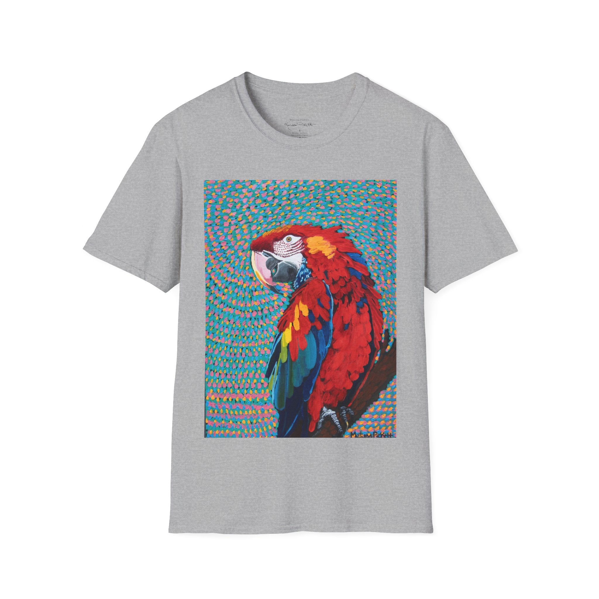 Scarlet Spiral/Directional Scarlet | Unisex Softstyle T-Shirt