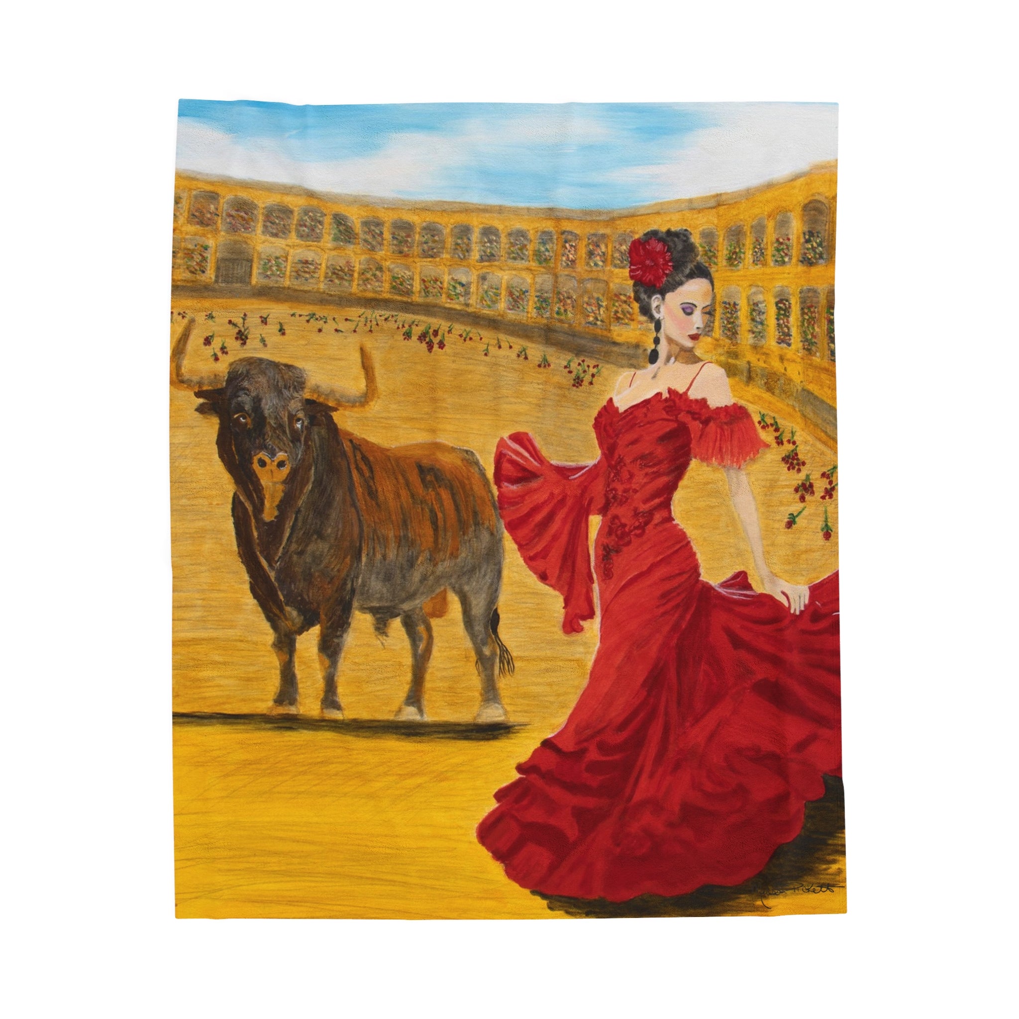 Olé Dance | Velveteen Plush Blanket
